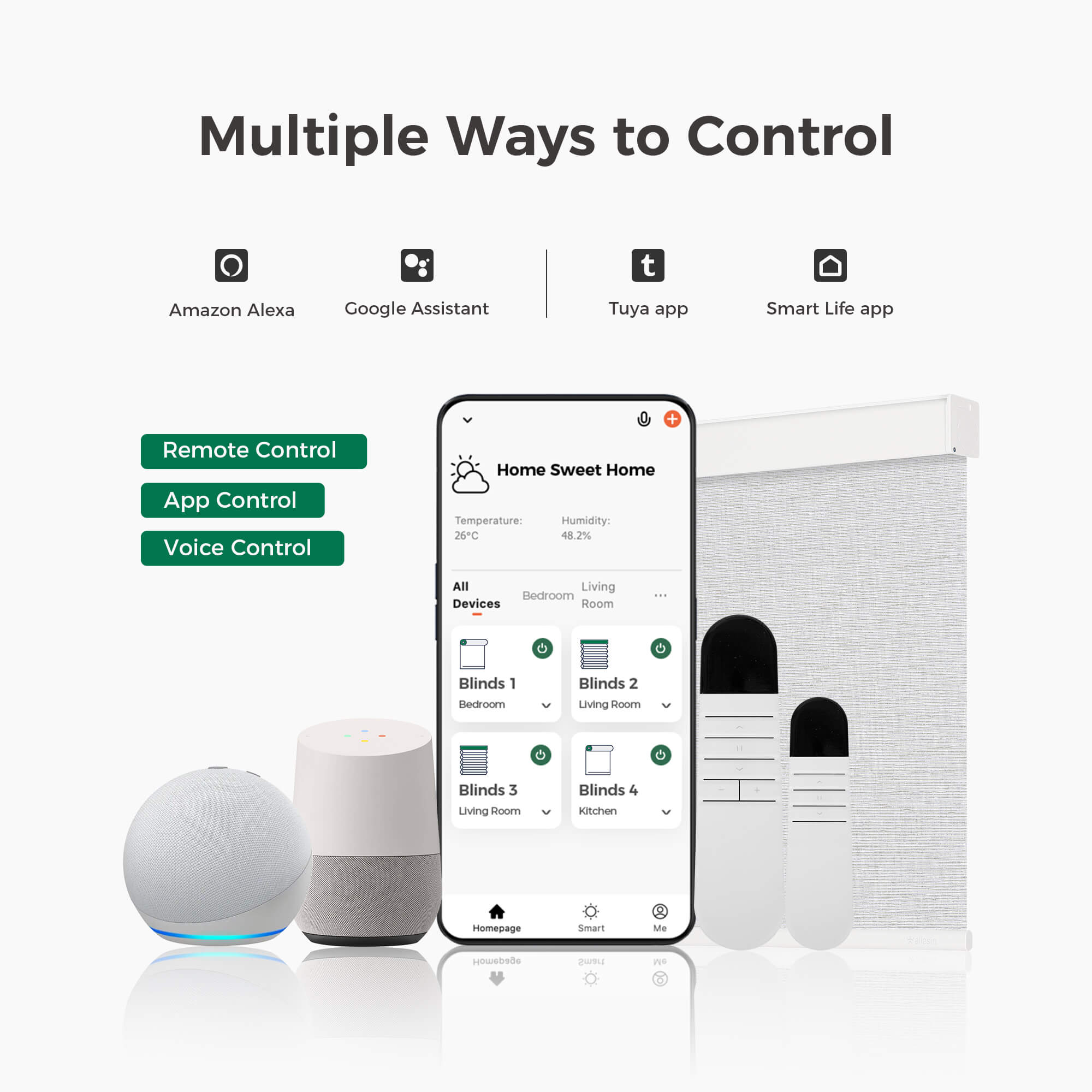 Allesin Select Motorized Blackout Roller Shades