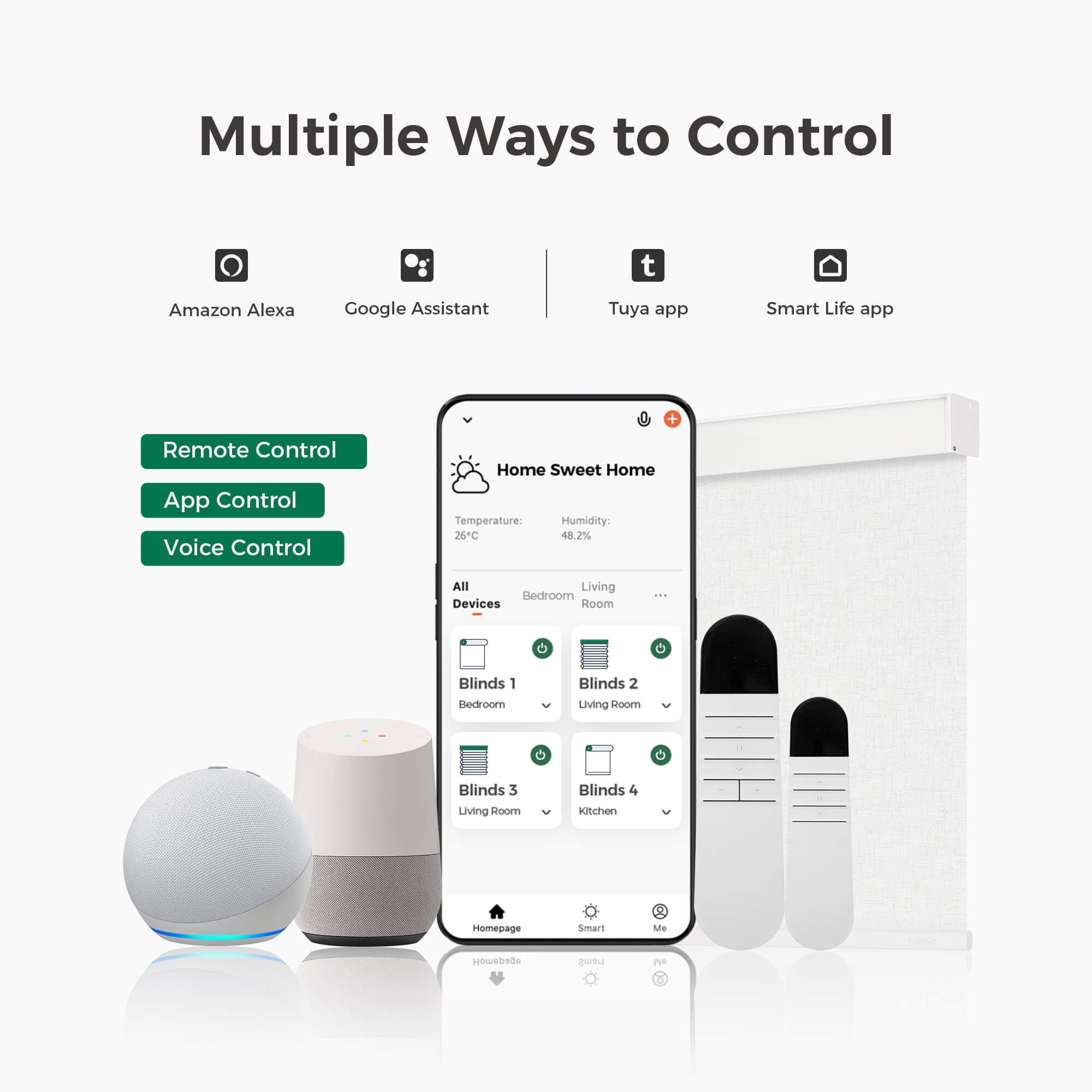 Allesin Select Motorized Blackout Roller Shades