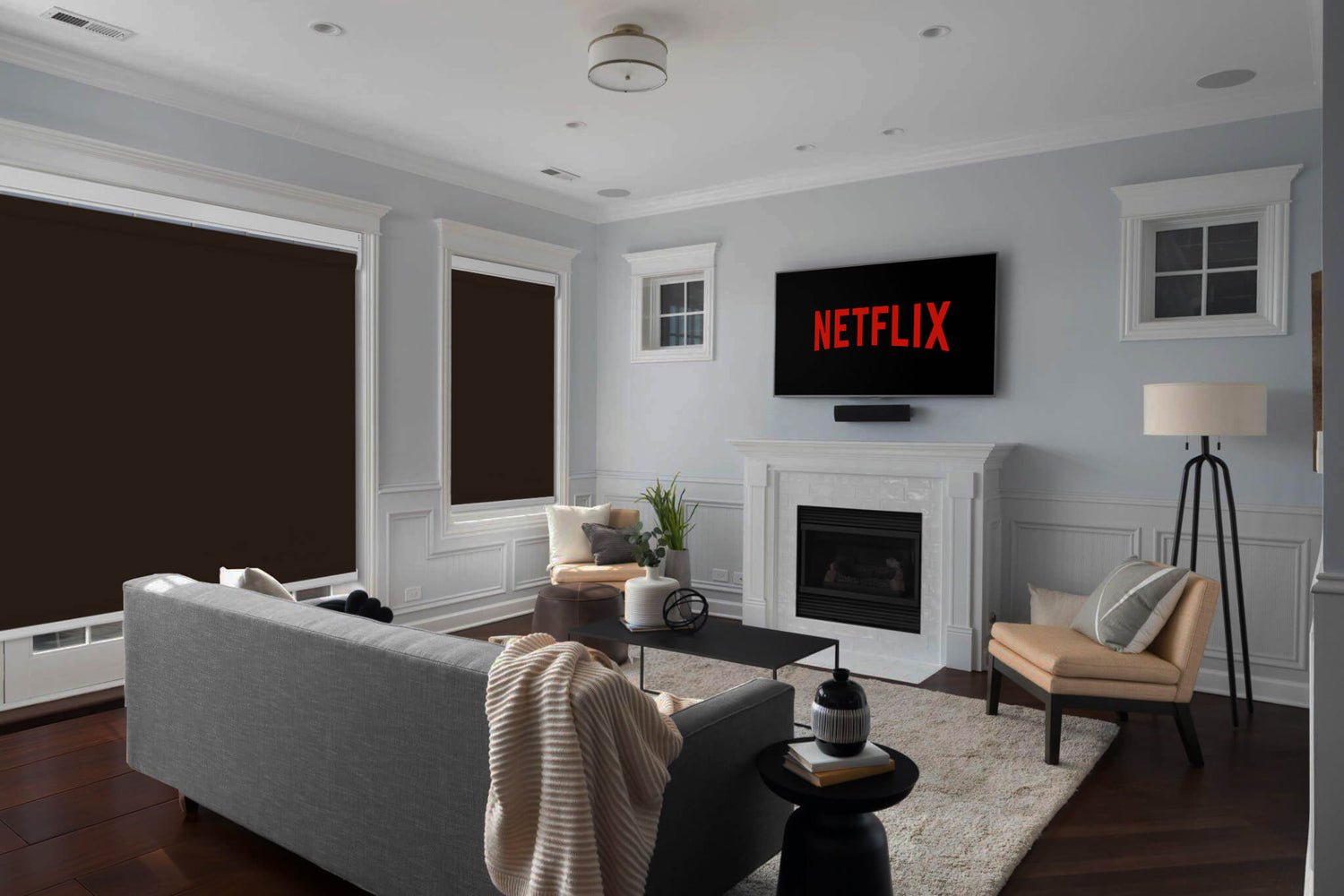 Let the Movie Magic Begin: Home Theater with Smart Blinds