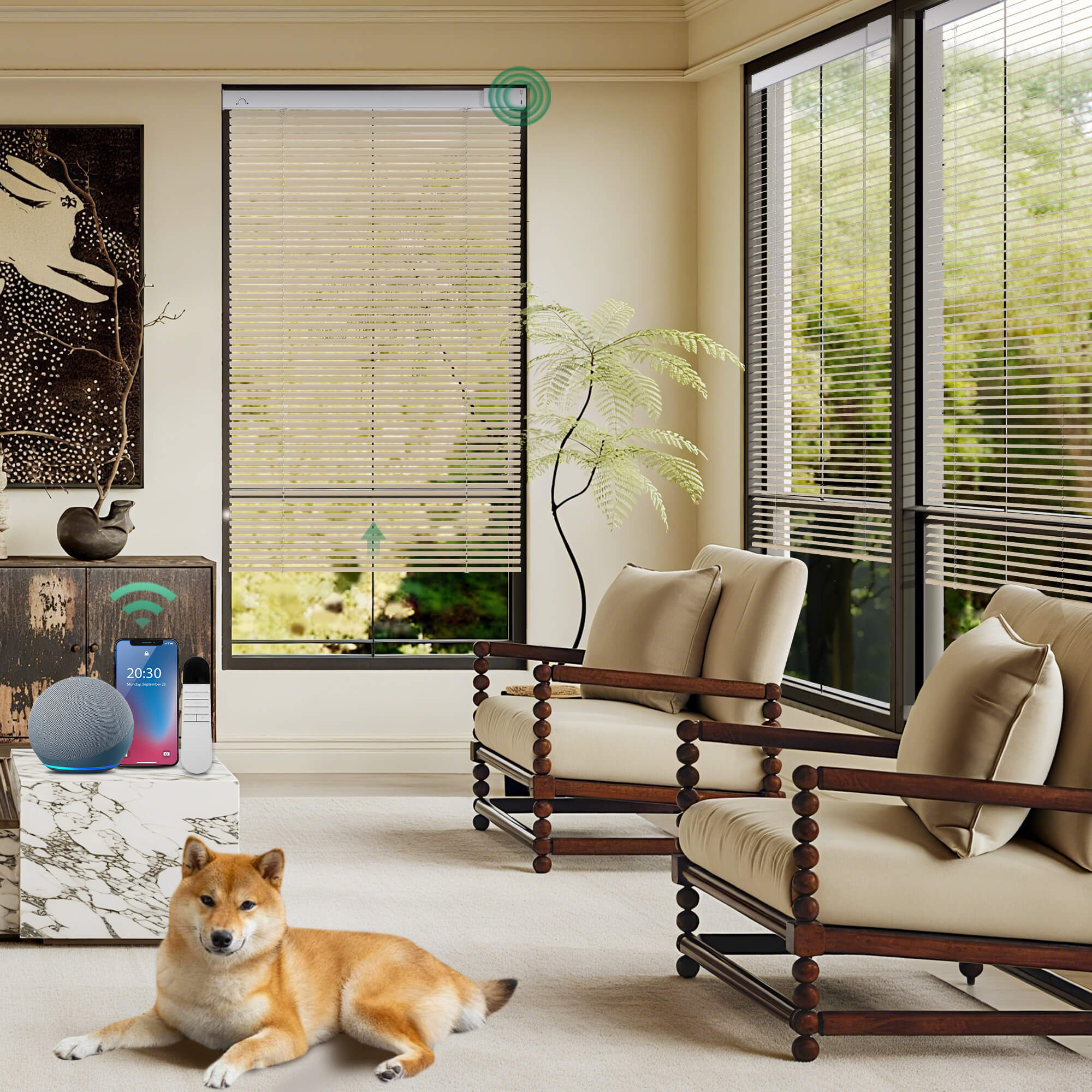 Allesin Motorized Aluminum Blinds