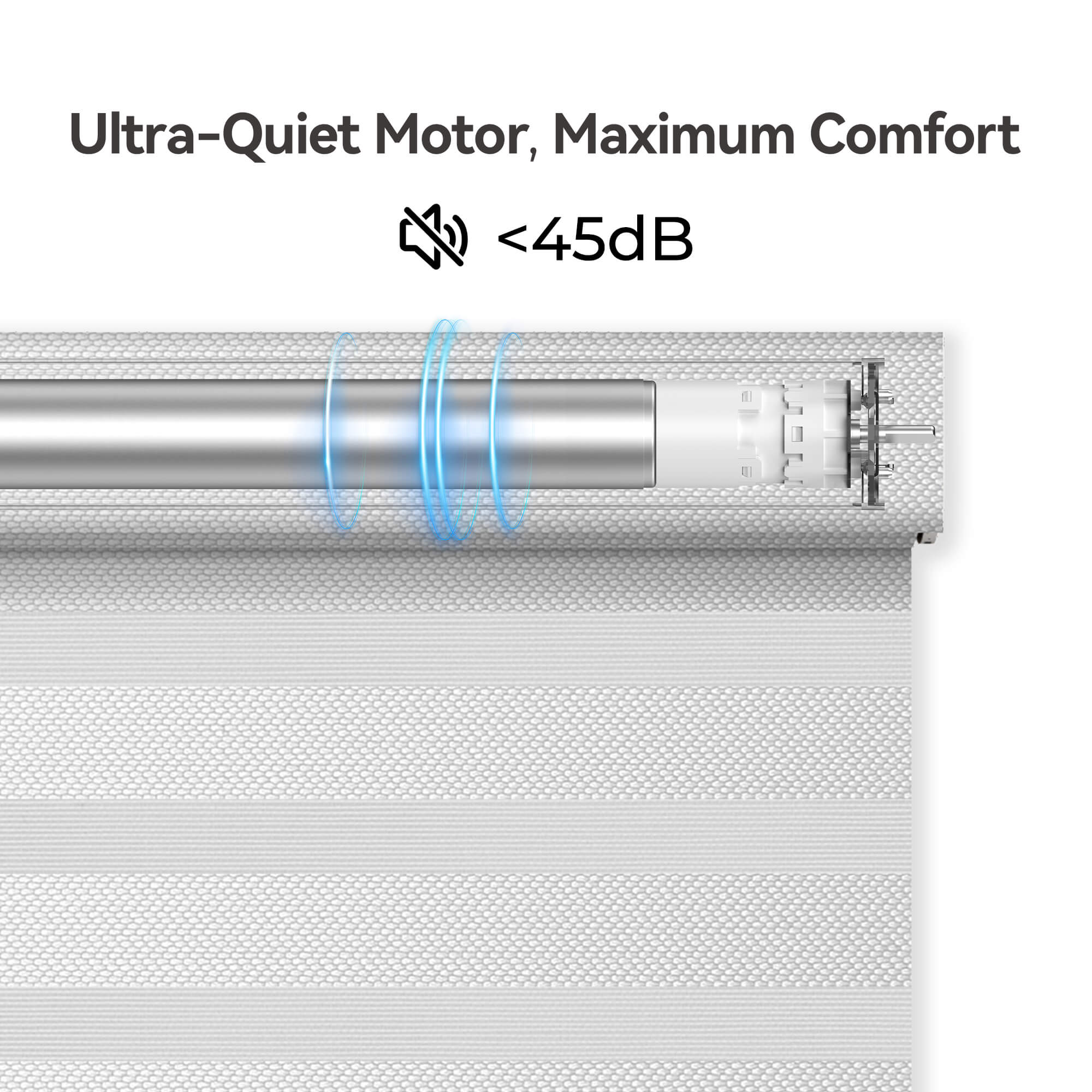 Allesin Motorized Zebra Shades