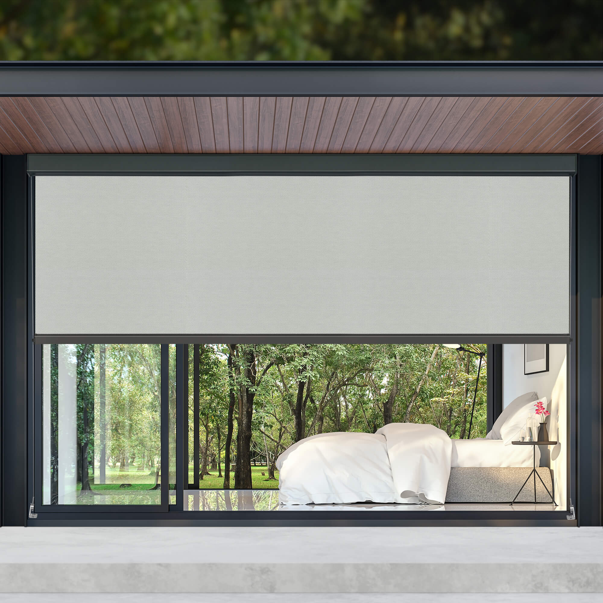 Allesin Motorized Outdoor Roller Shades