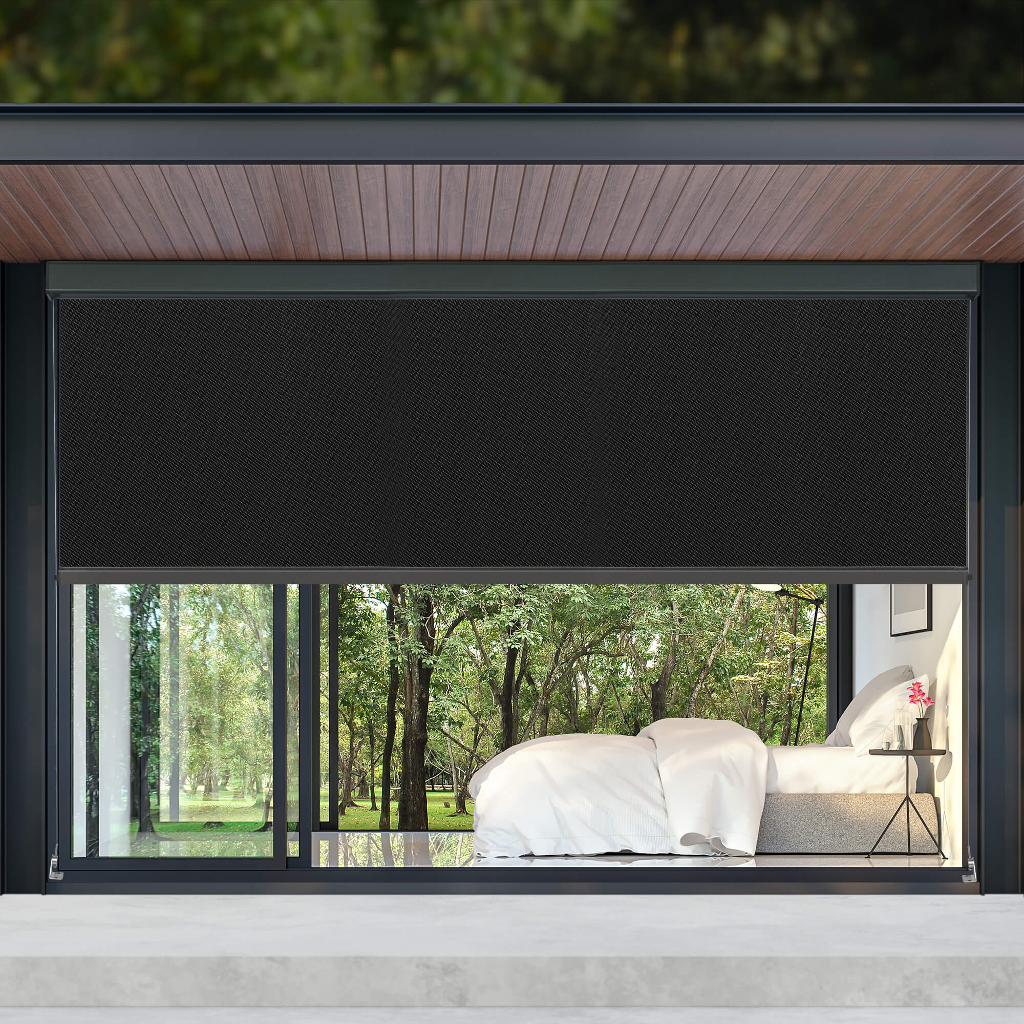 Allesin Motorized Outdoor Roller Shades