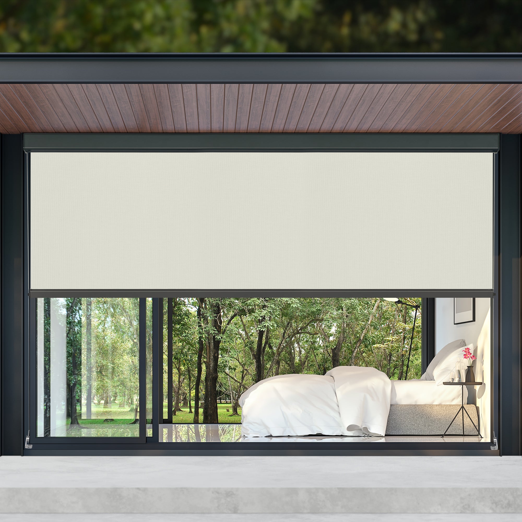 Allesin Motorized Outdoor Roller Shades