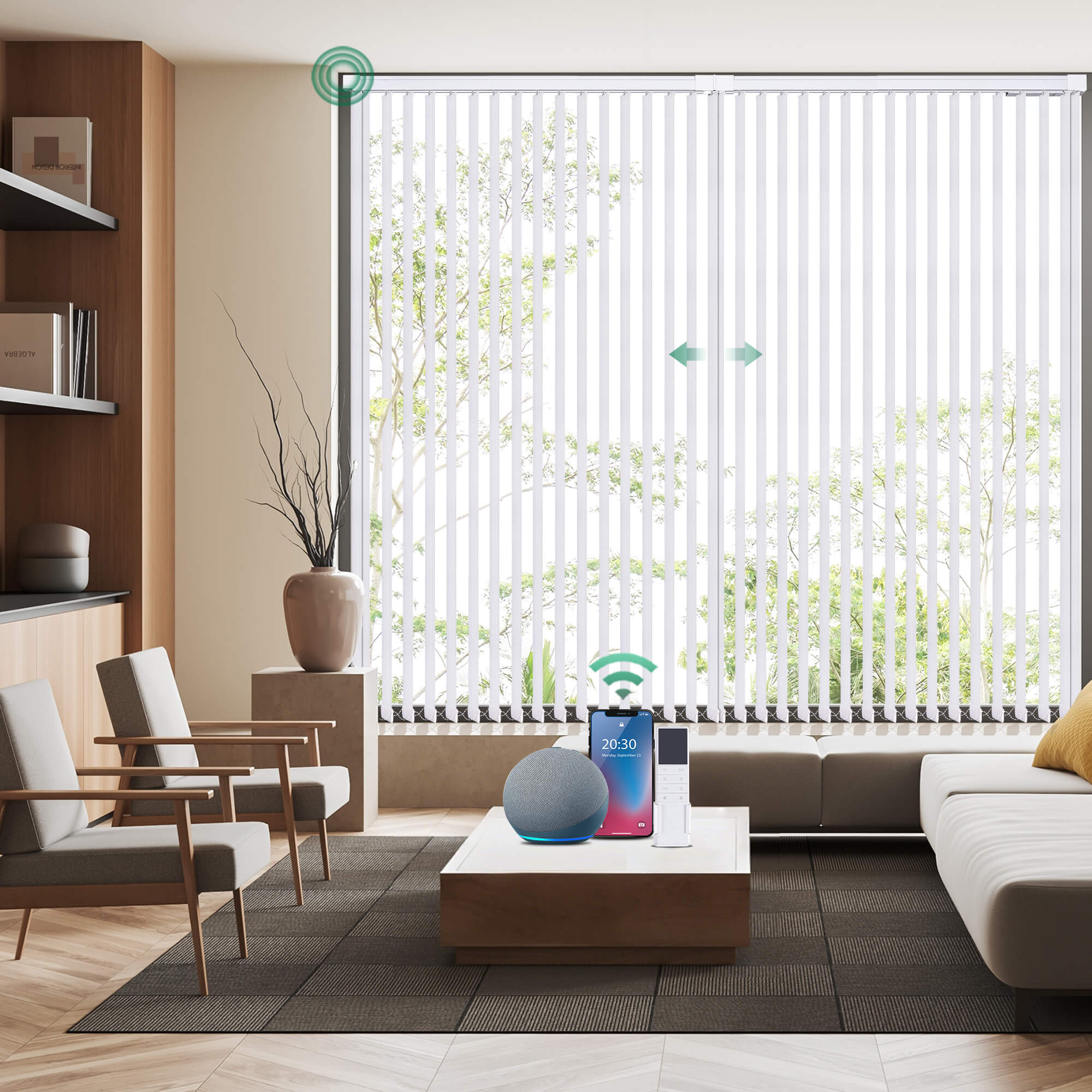 Allesin Motorized Vertical Blinds