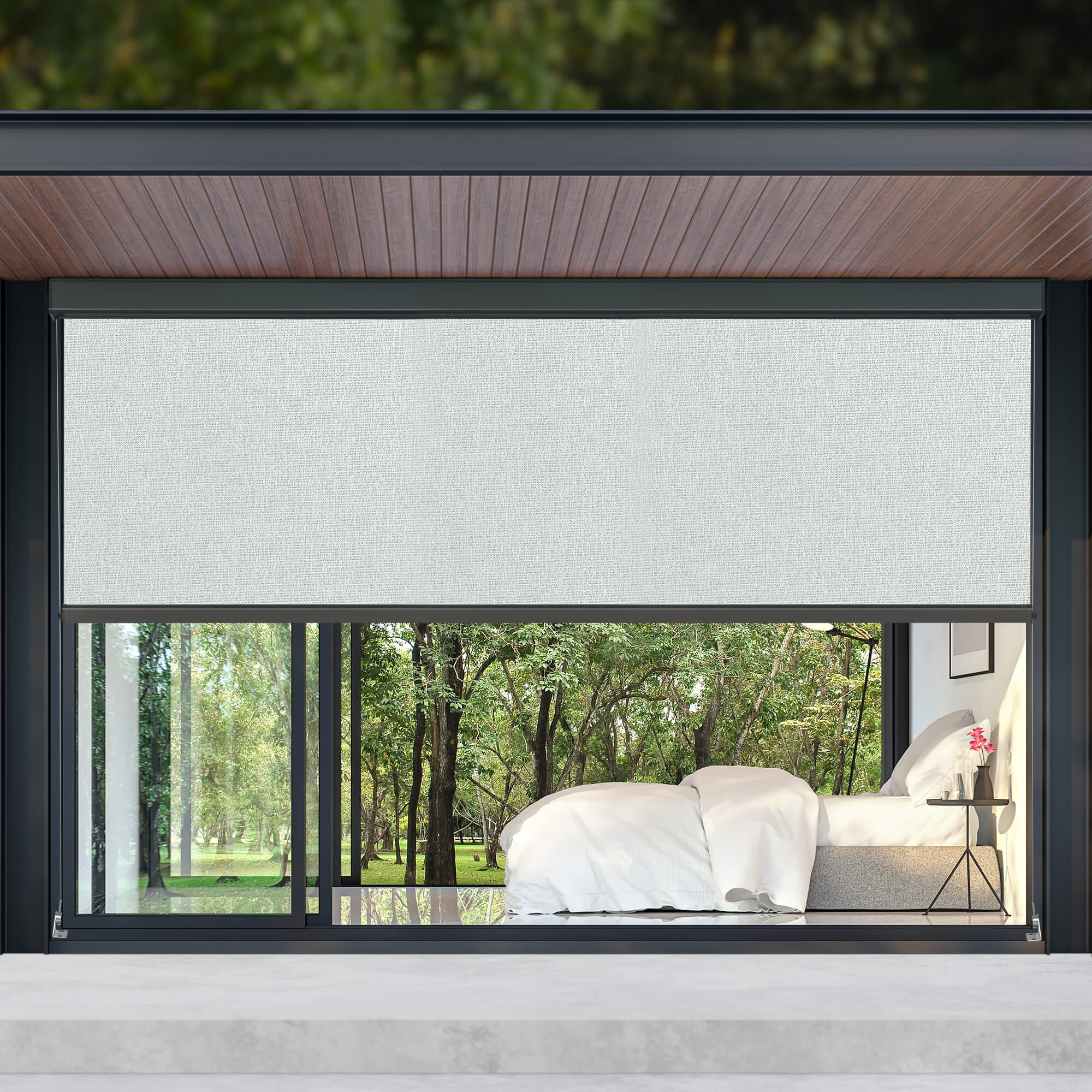 Allesin Motorized Outdoor Roller Shades