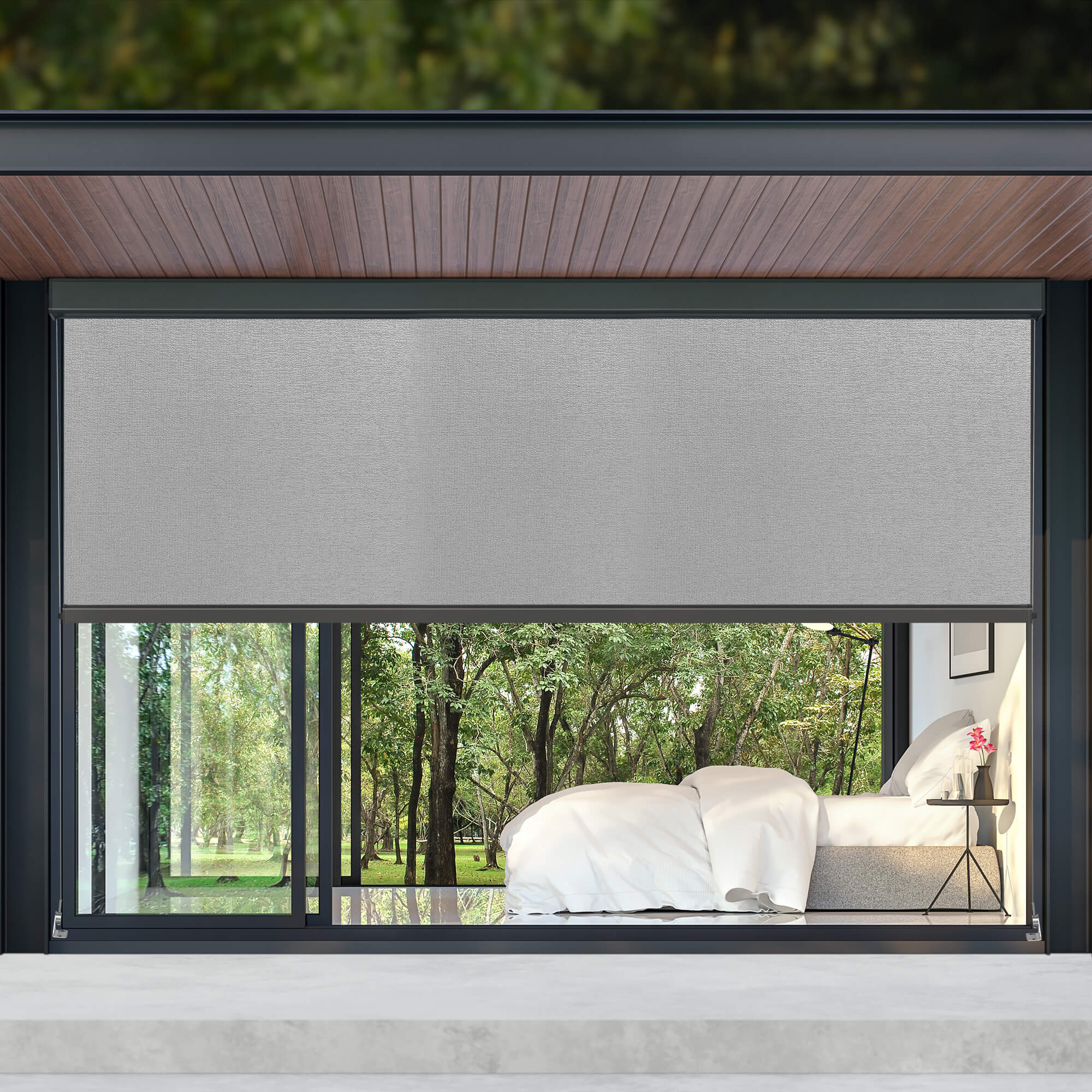 Allesin Motorized Outdoor Roller Shades