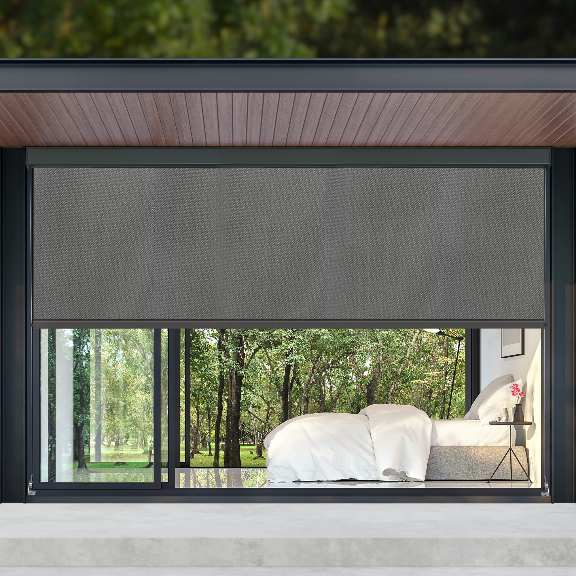 Allesin Motorized Outdoor Roller Shades