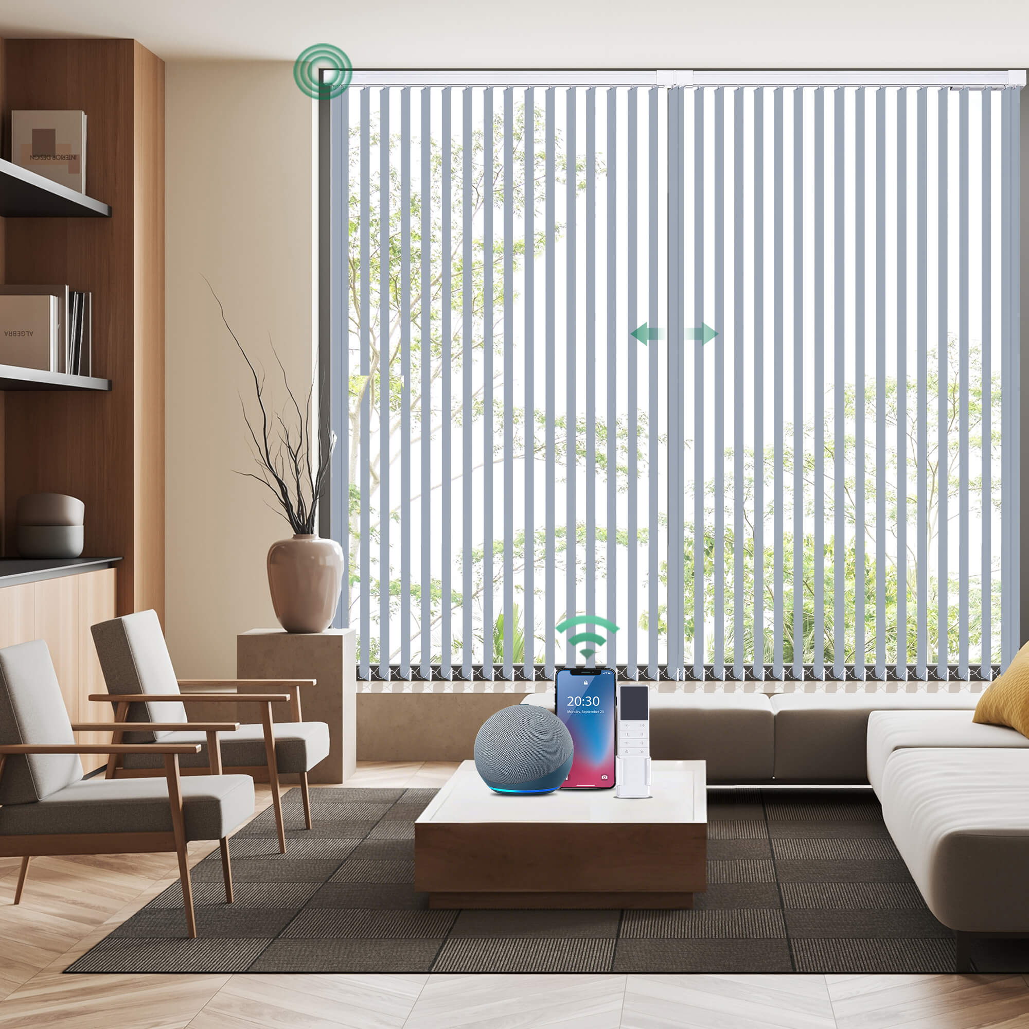 Allesin Motorized Vertical Blinds