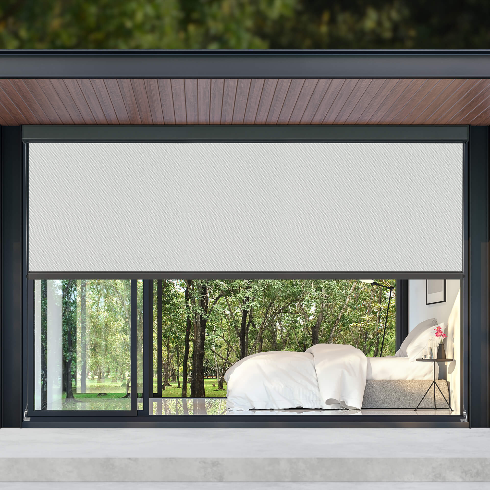 Allesin Motorized Outdoor Roller Shades