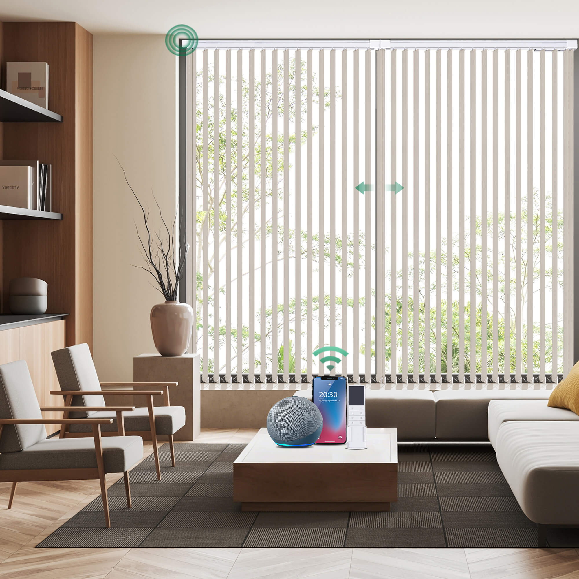 Allesin Motorized Vertical Blinds