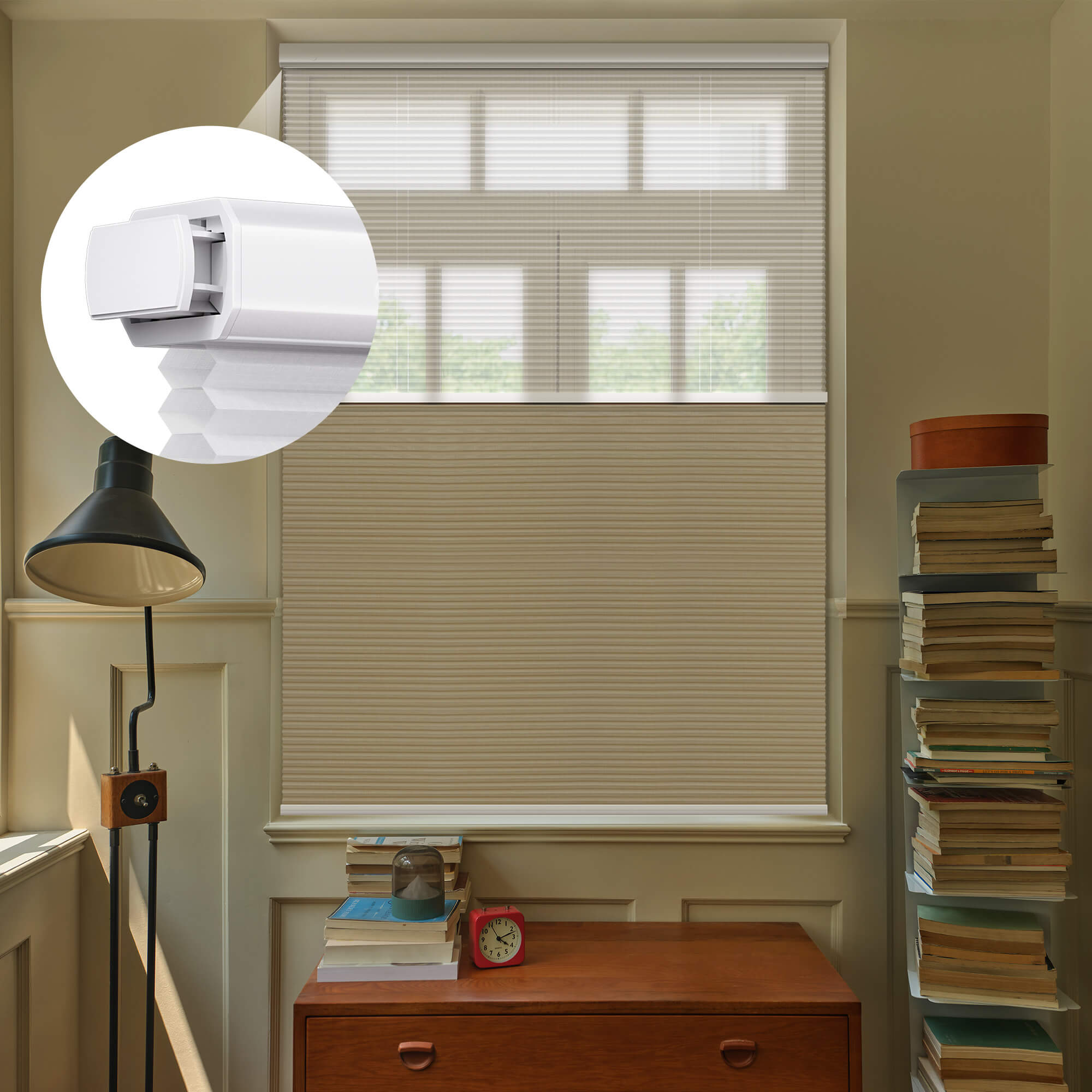 Allesin Prestige Motorized Day/Night Honeycomb Shades