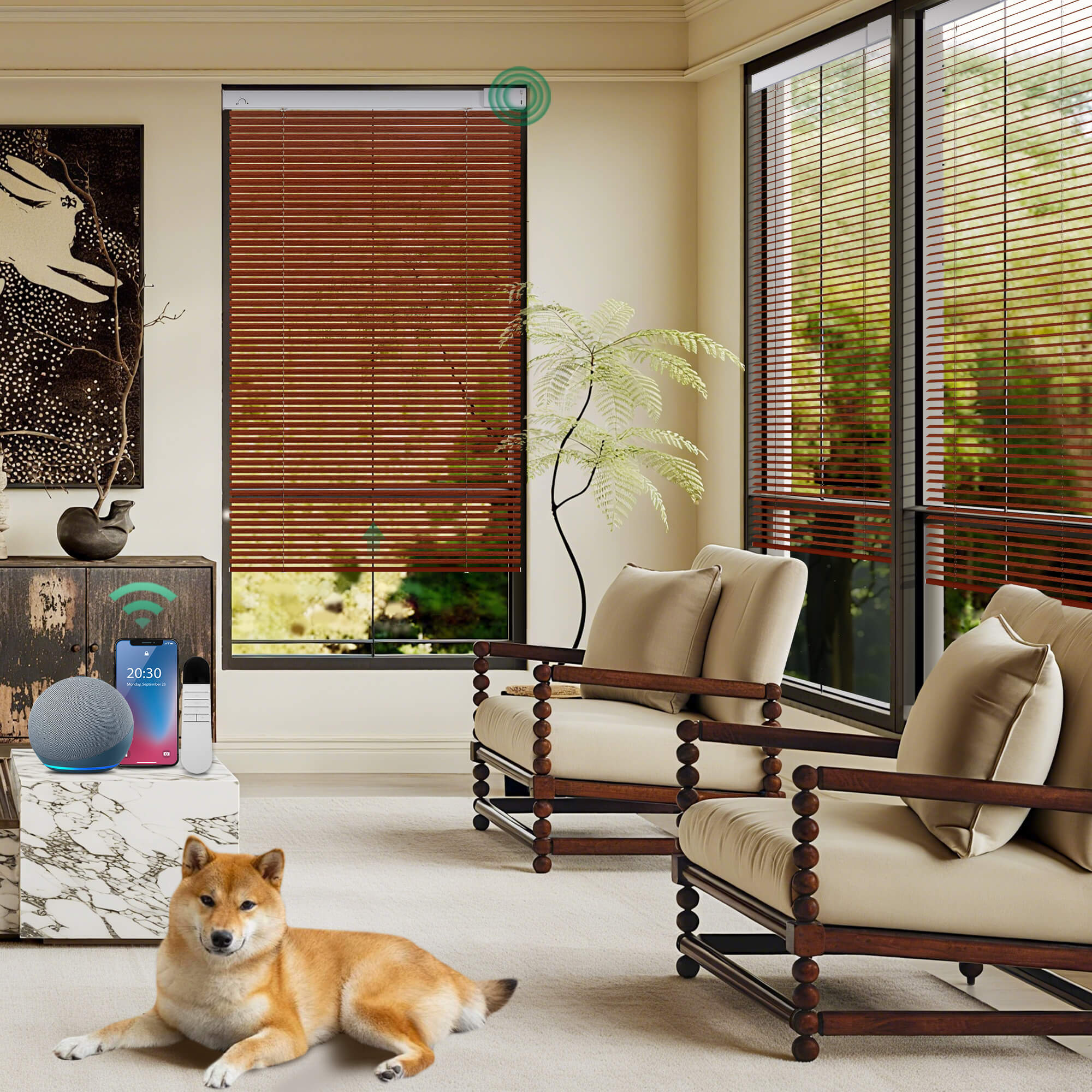 Allesin Motorized Aluminum Blinds