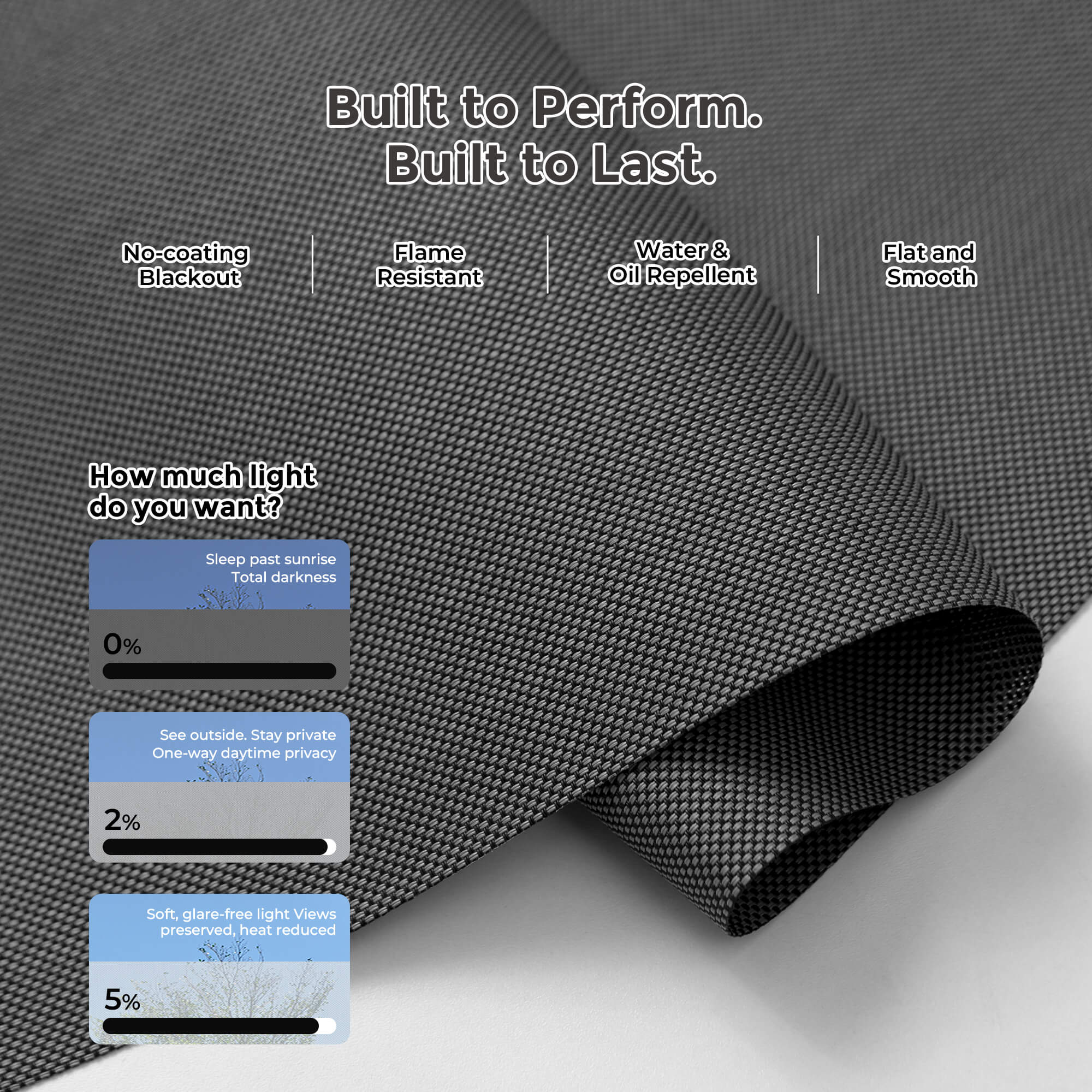 Allesin Motorized Solar Roller Shades | Stylish Series