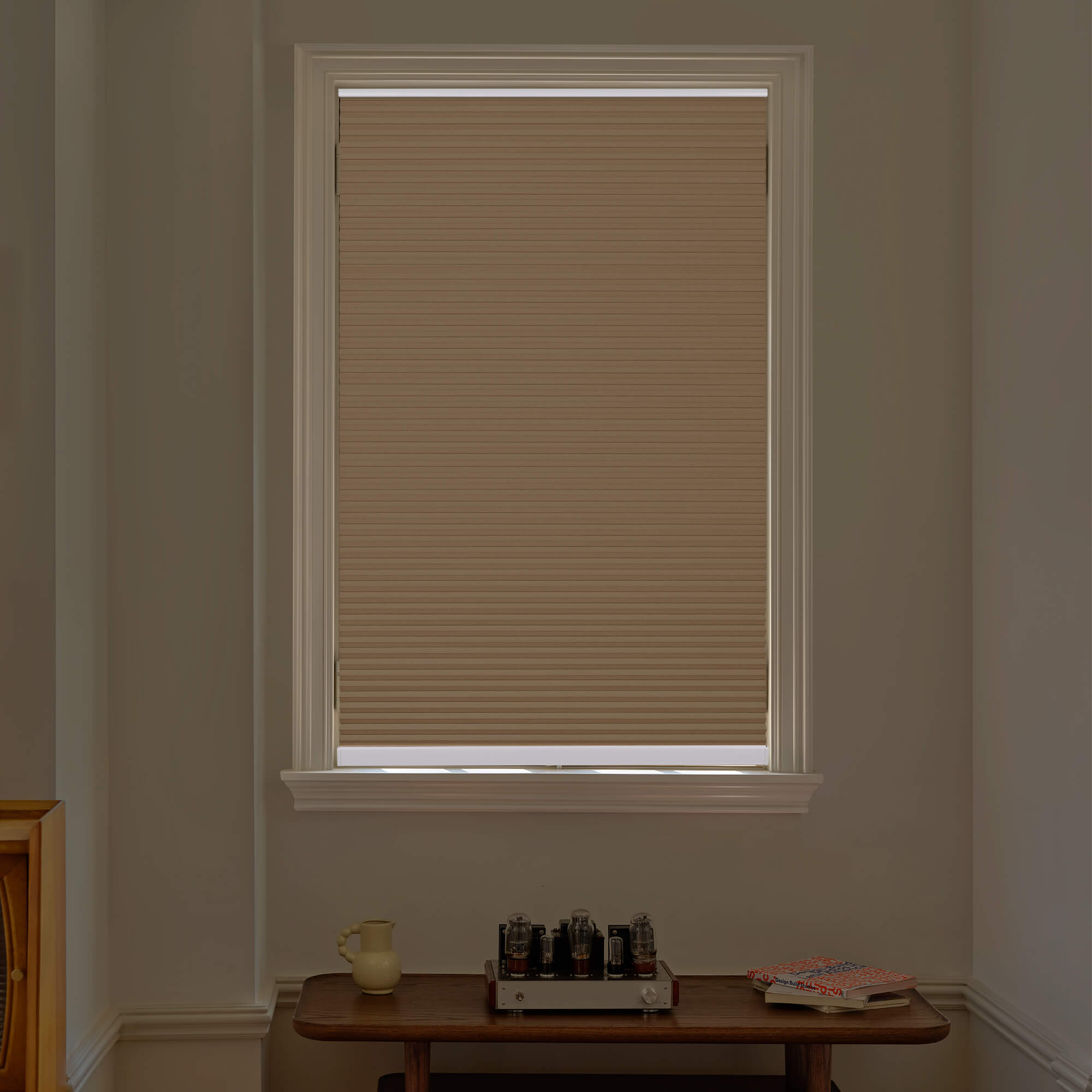 Allesin Blackout Honeycomb Shades | Bottom-mounted Motor