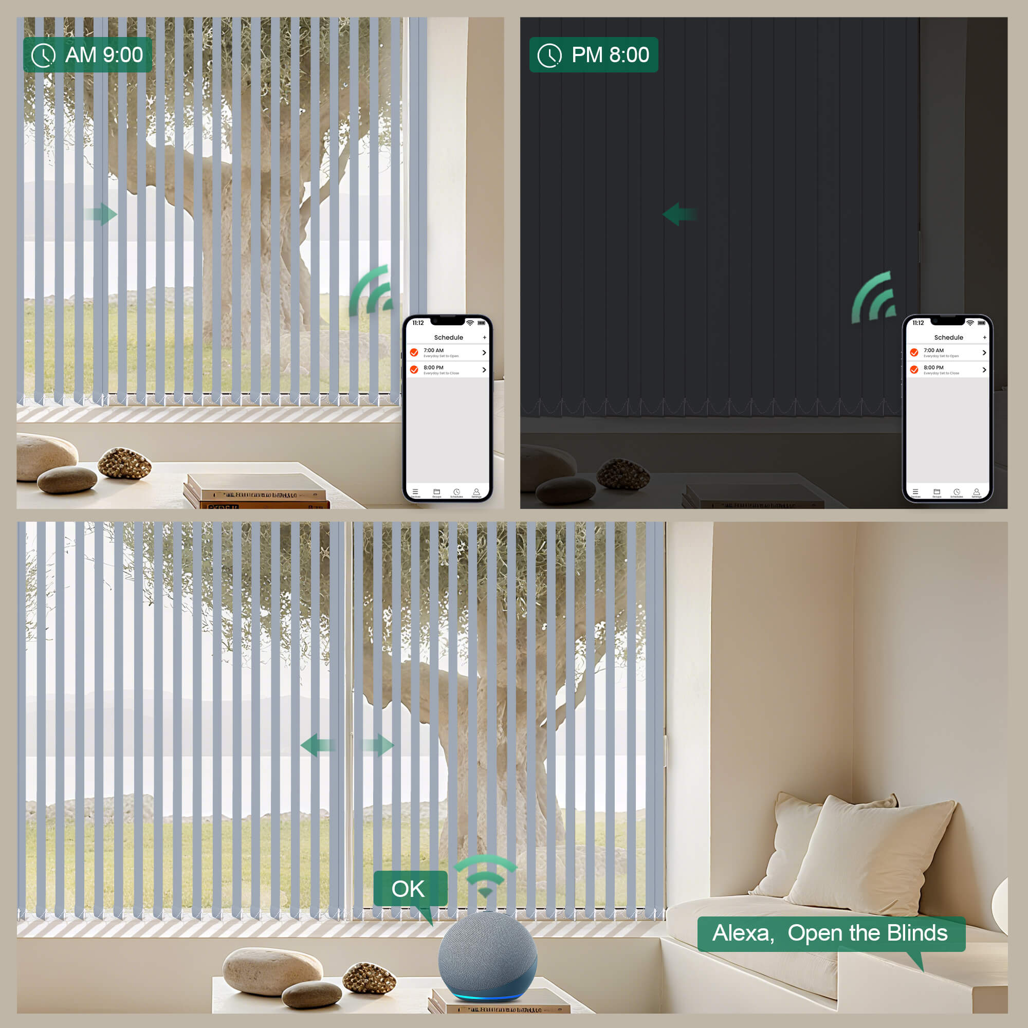 Allesin Motorized Vertical Blinds