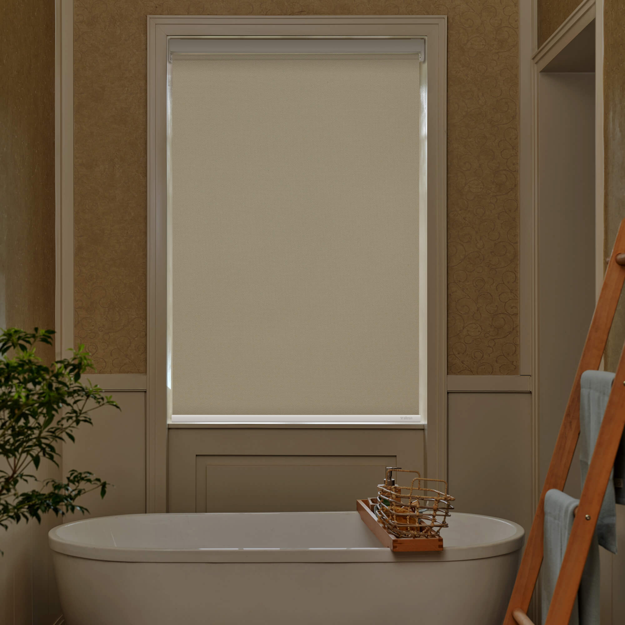 Allesin Best-Value Motorized Blackout Roller Shades
