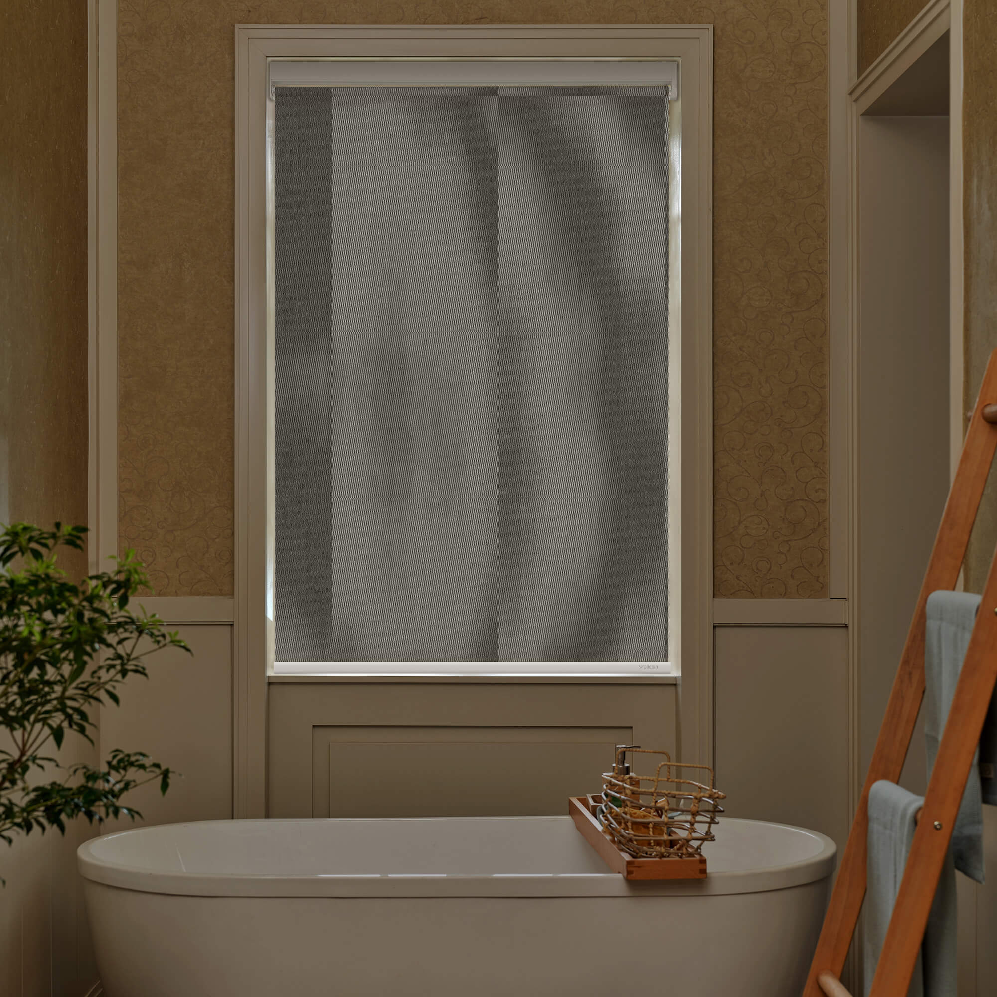 Allesin Best-Value Motorized Blackout Roller Shades