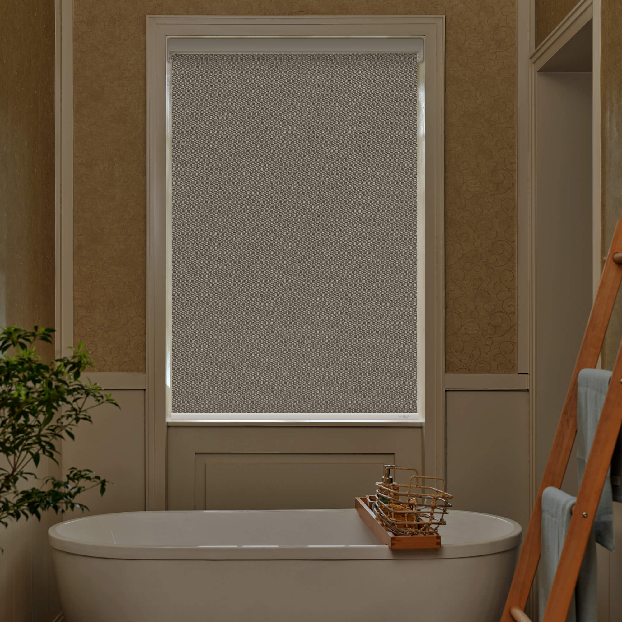 Allesin Best-Value Motorized Blackout Roller Shades