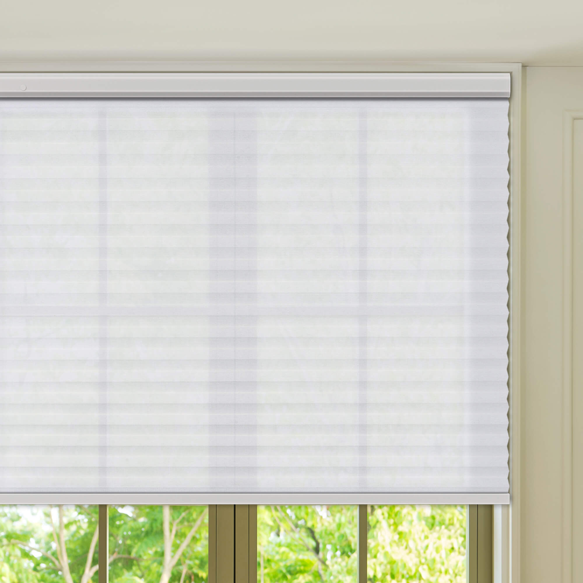 Allesin Prestige Motorized Light Filtering Honeycomb Shades