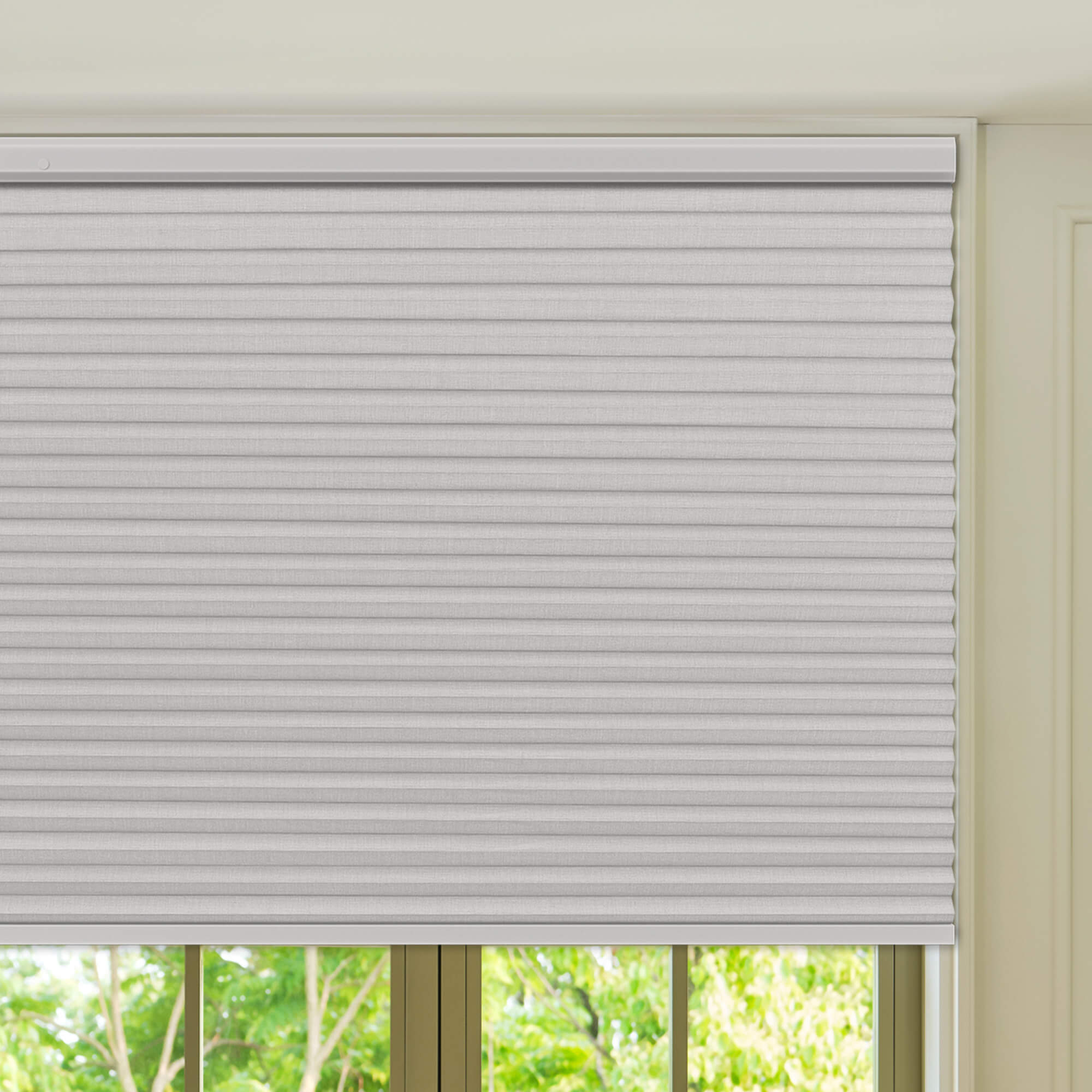 Allesin Prestige Motorized Blackout Honeycomb Shades