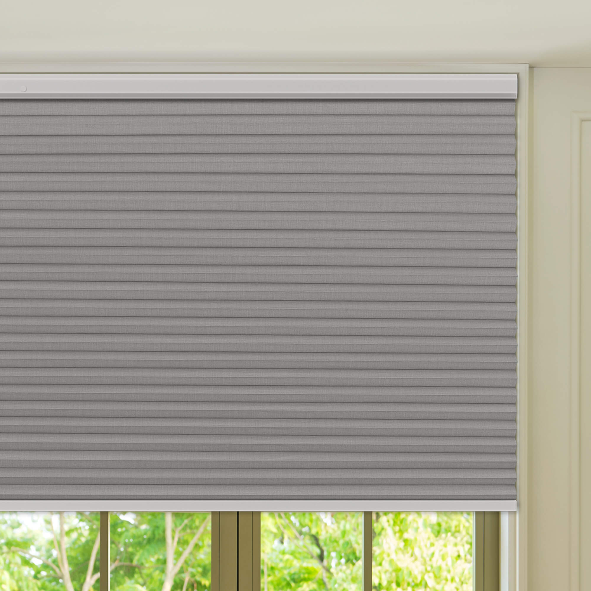 Allesin Prestige Motorized Blackout Honeycomb Shades