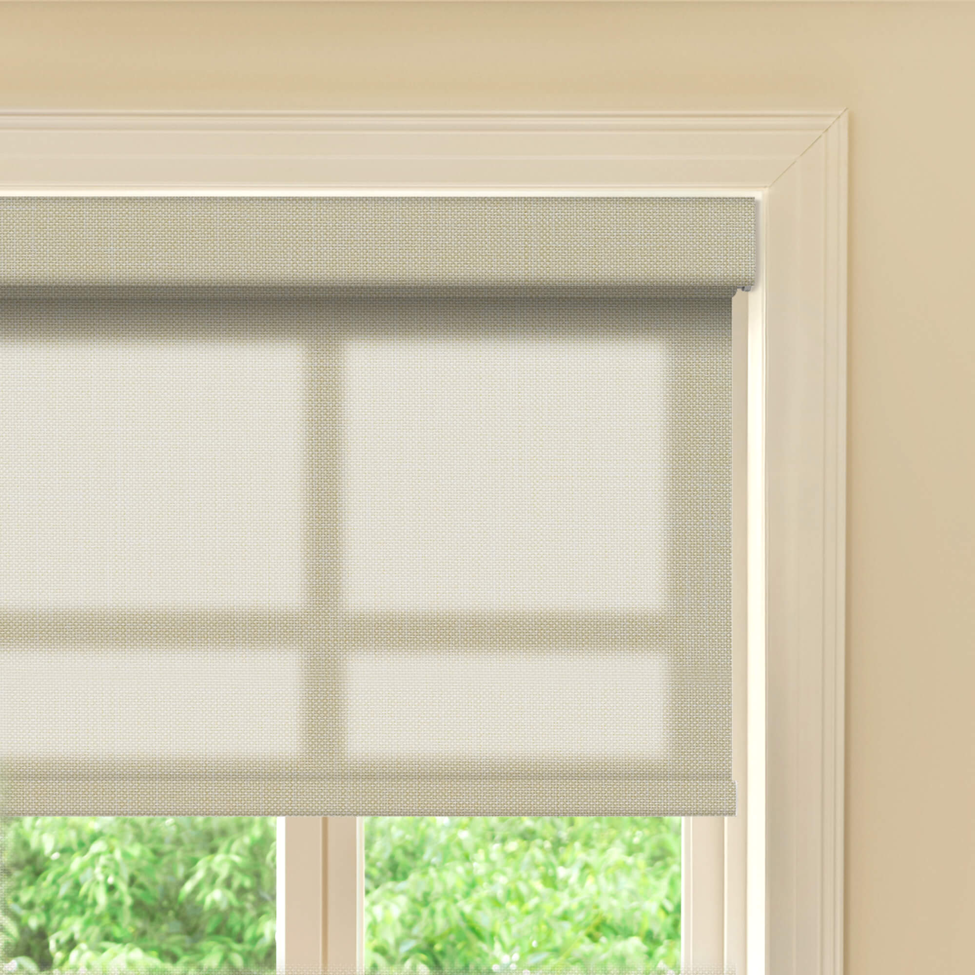 Allesin Prestige Motorized Light Filtering Roller Shades