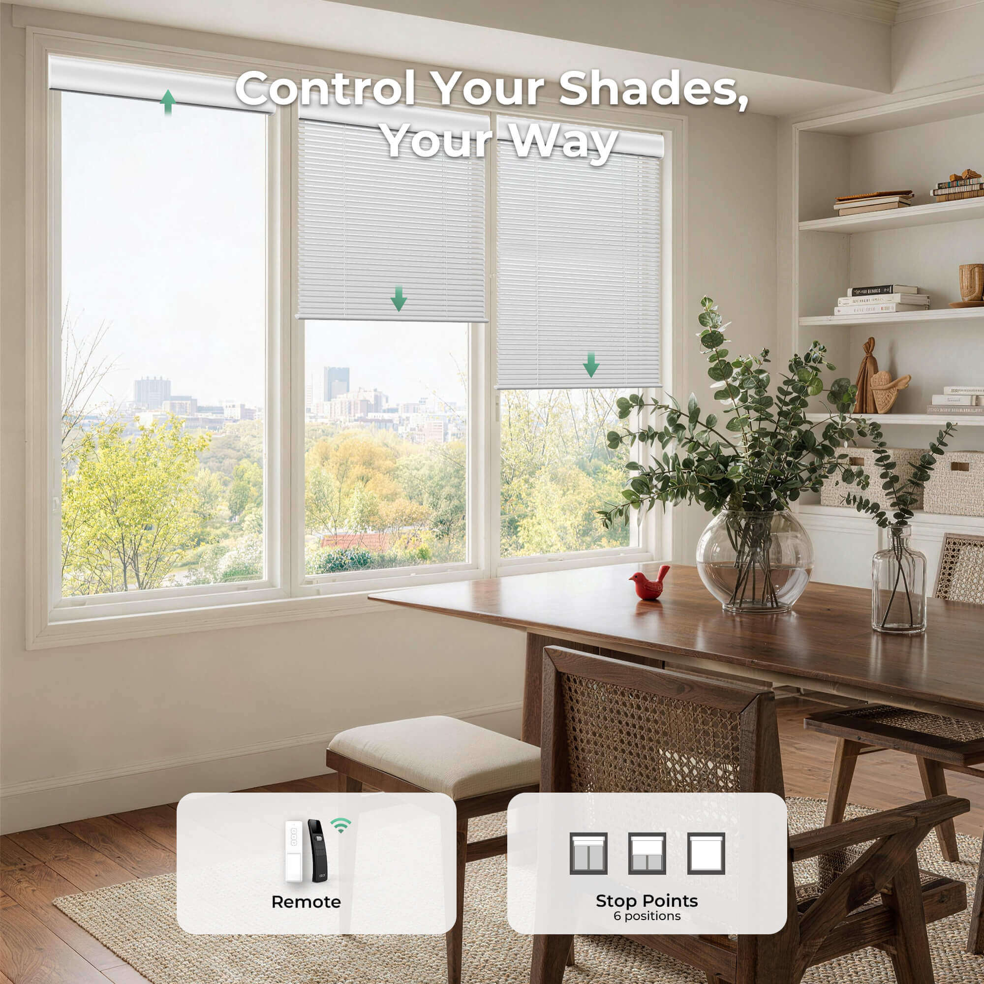Allesin Motorized Venetian Blinds | Stylish Series