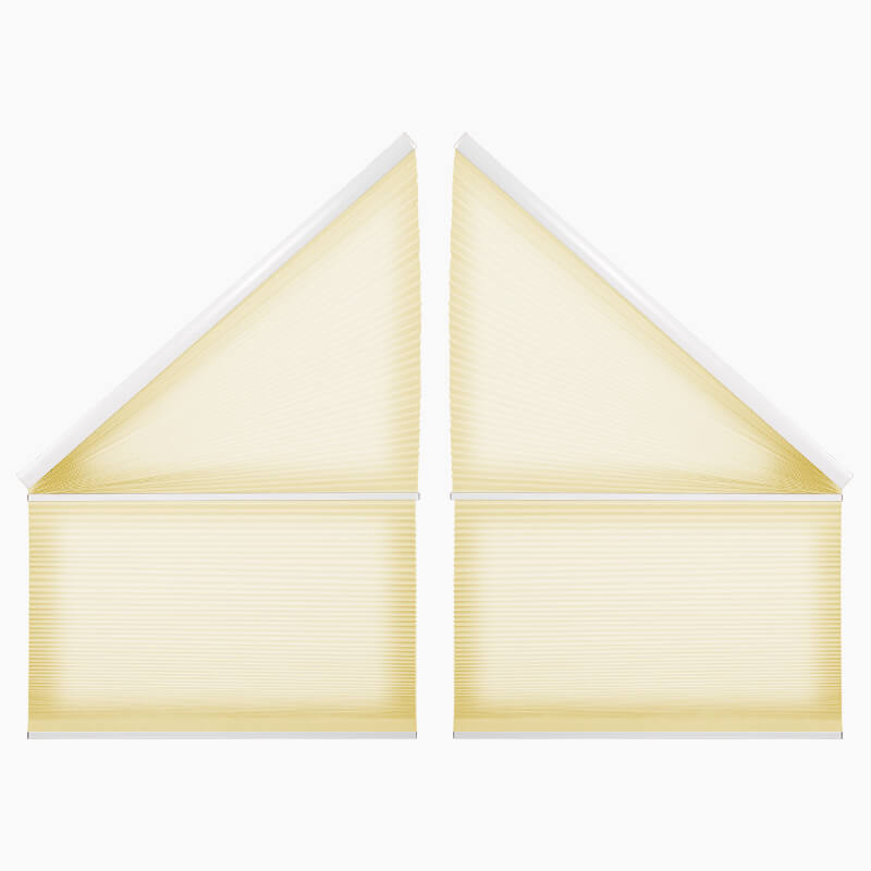 Allesin Angle Top Light Filtering Honeycomb Shades