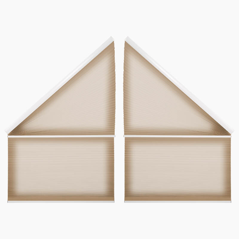 Allesin Angle Top Light Filtering Honeycomb Shades