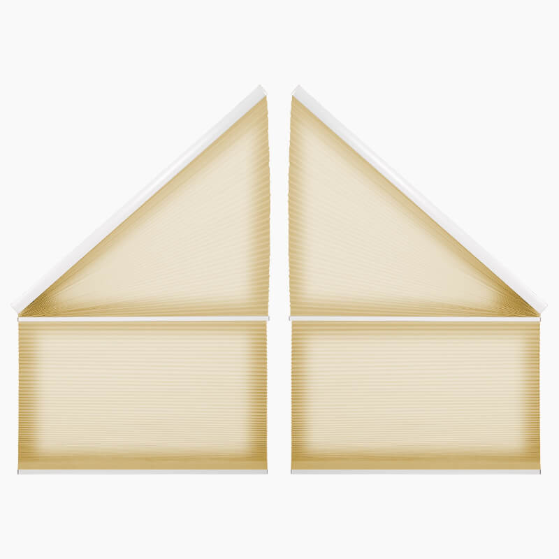 Allesin Angle Top Light Filtering Honeycomb Shades
