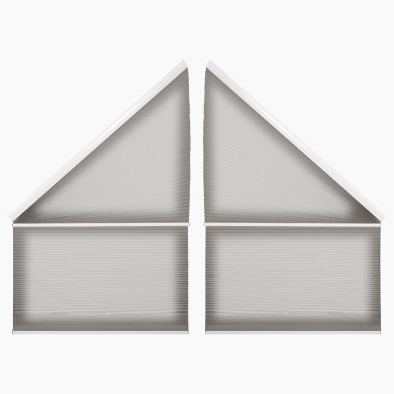 Allesin Angle Top Light Filtering Honeycomb Shades