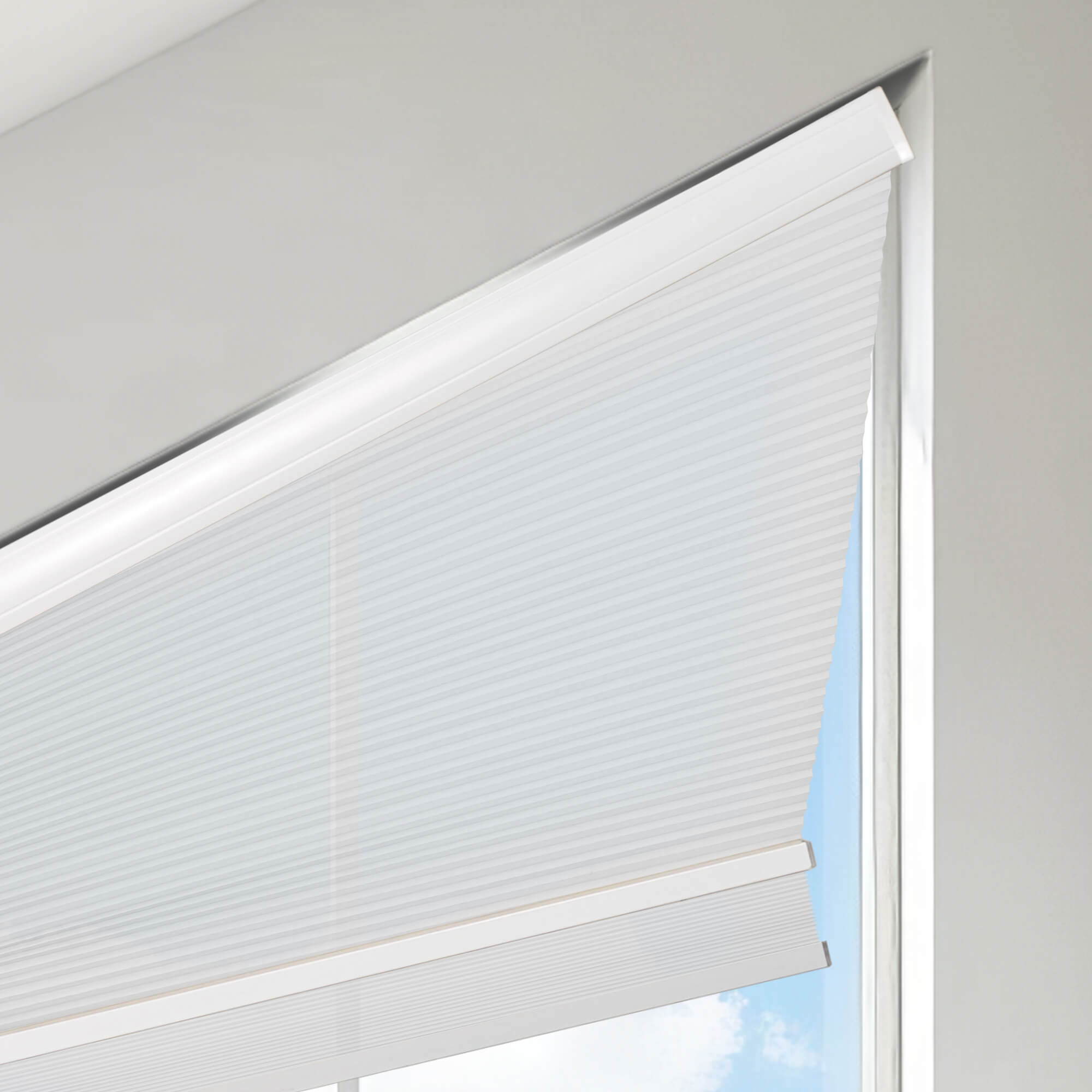 Allesin Angle Top Light Filtering Honeycomb Shades