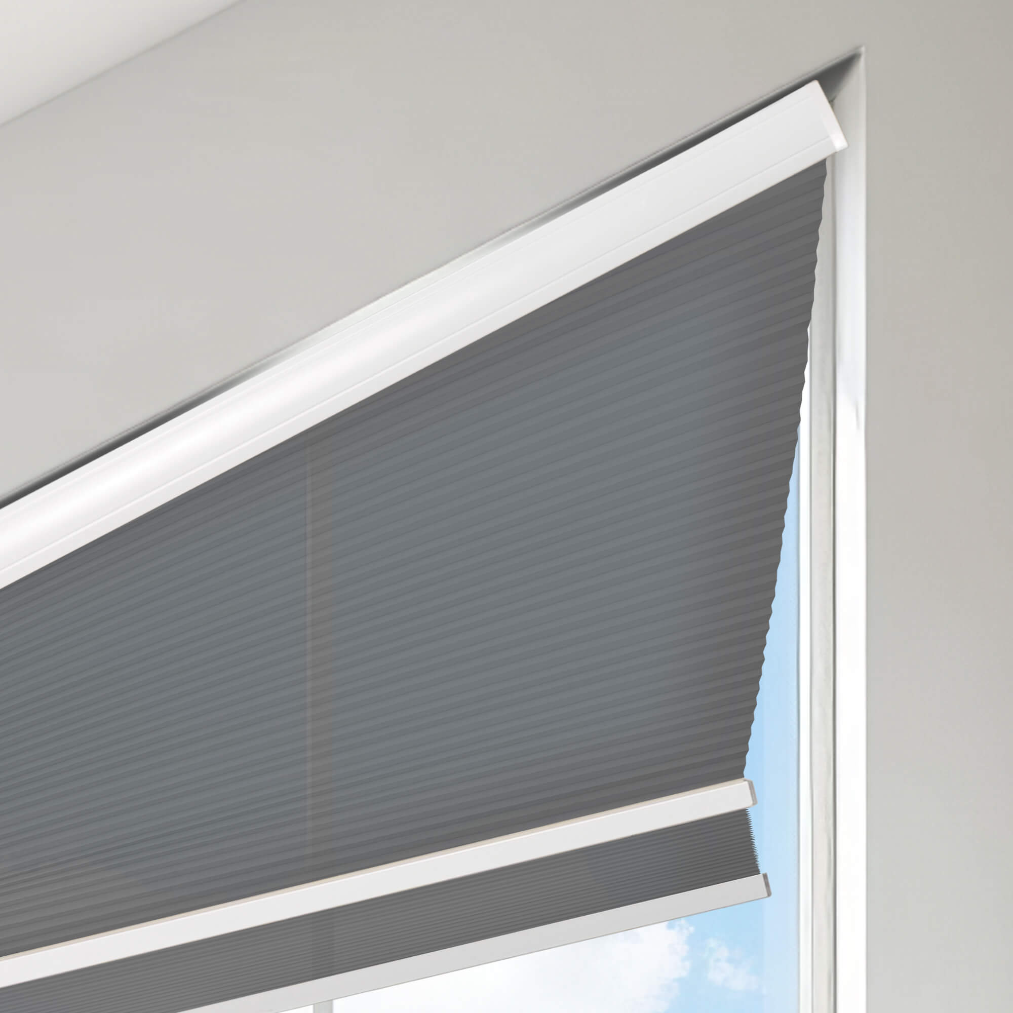 Allesin Angle Top Light Filtering Honeycomb Shades