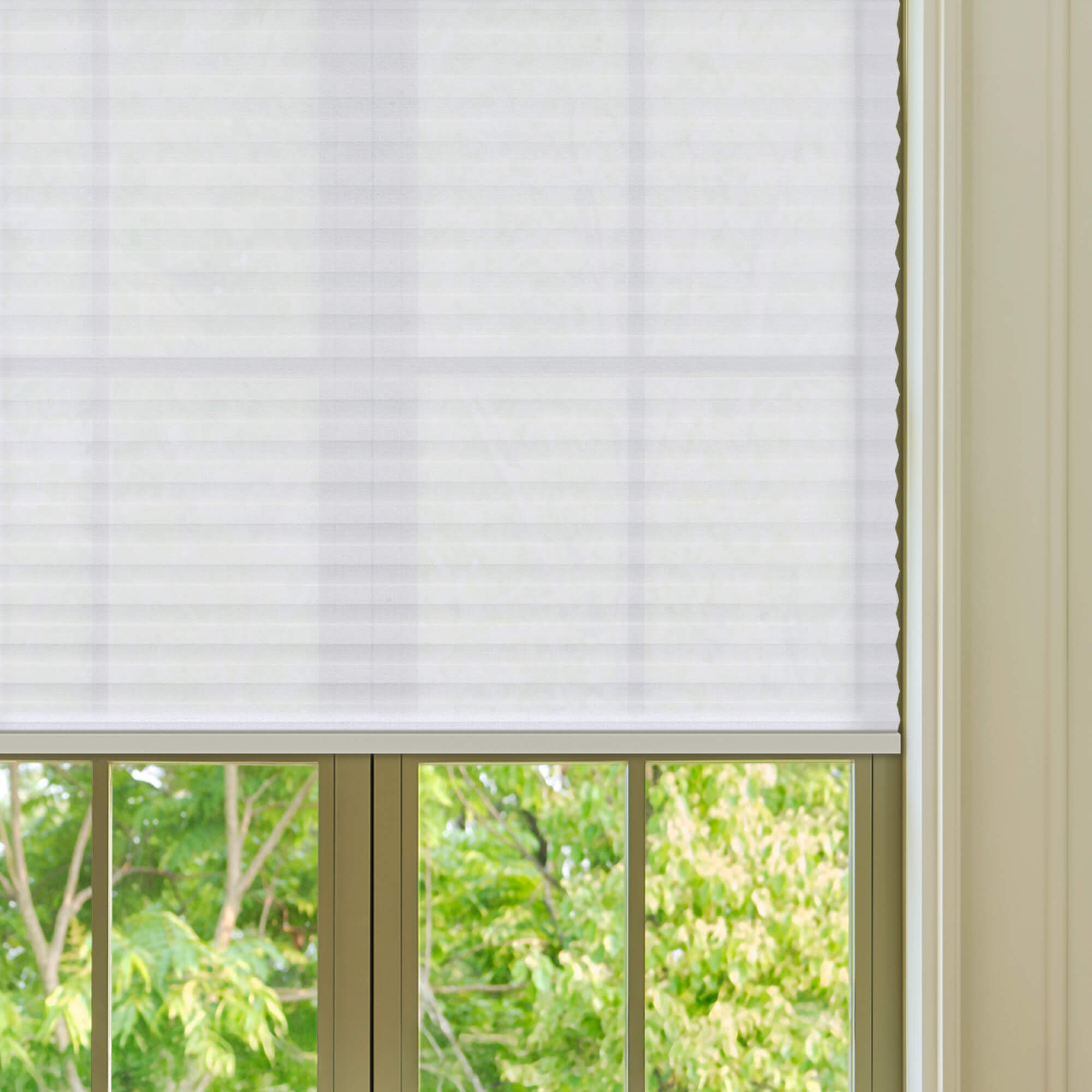 Allesin Prestige Motorized Light Filtering Honeycomb Shades