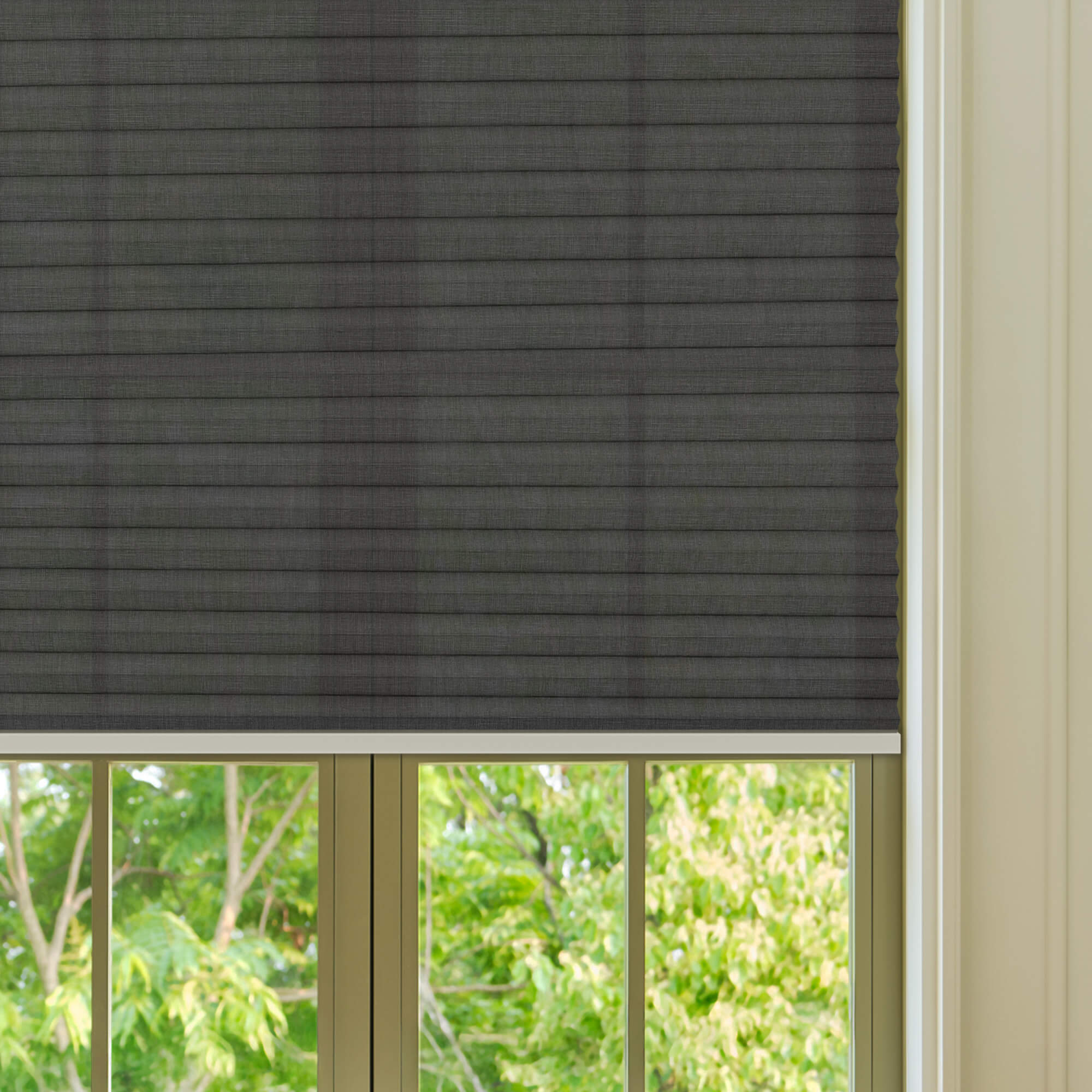 Allesin Prestige Motorized Light Filtering Honeycomb Shades