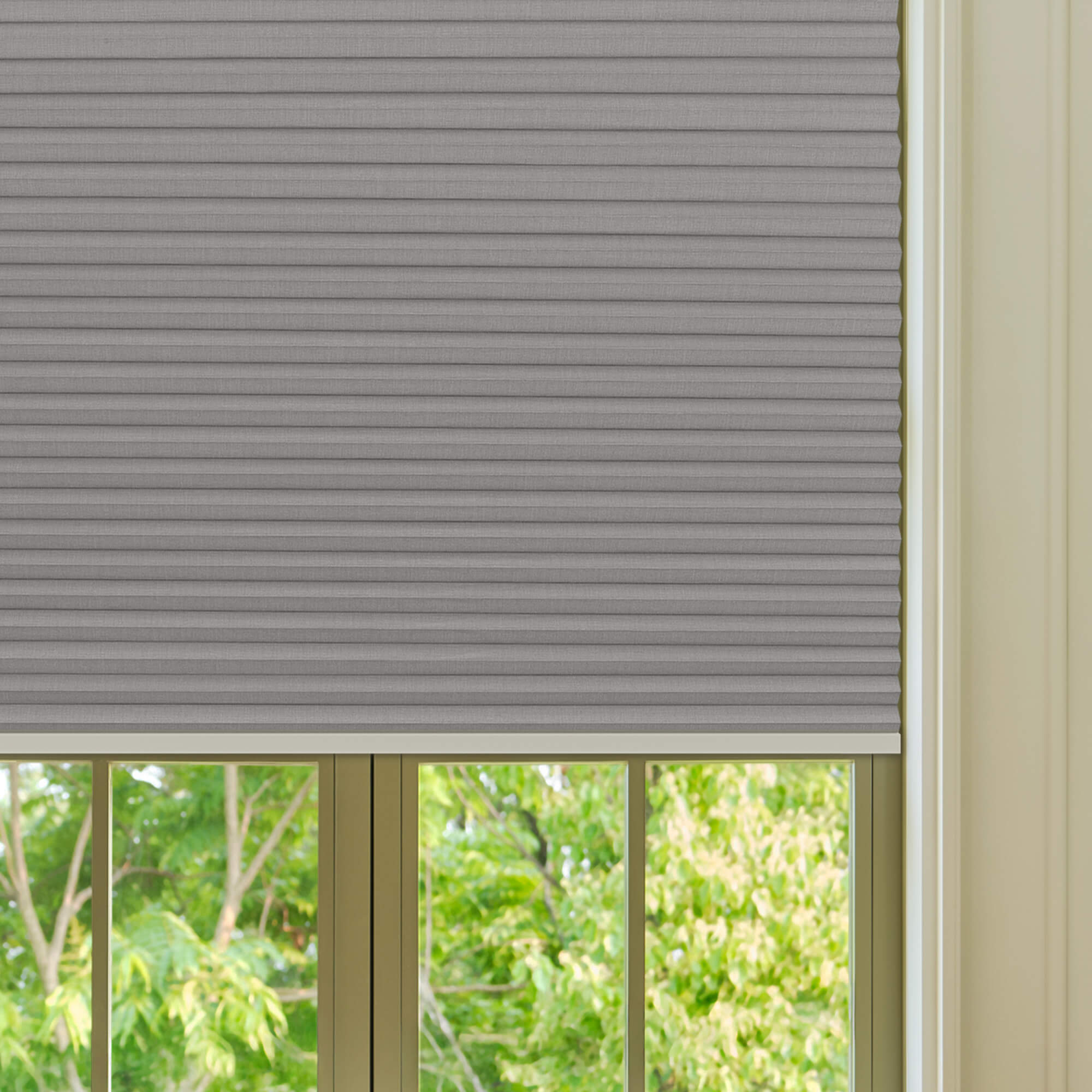 Allesin Prestige Motorized Blackout Honeycomb Shades