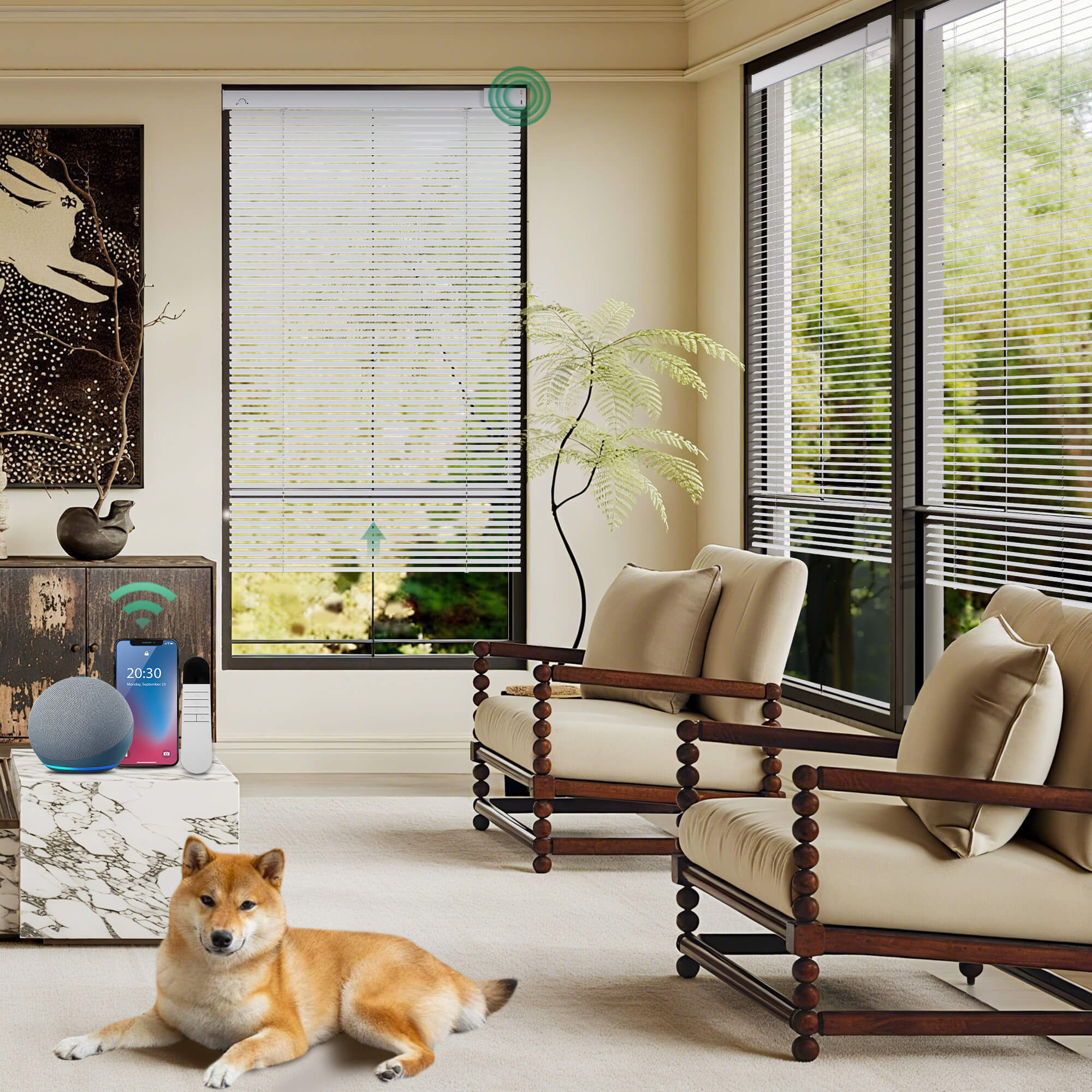 Allesin Motorized Aluminum Blinds
