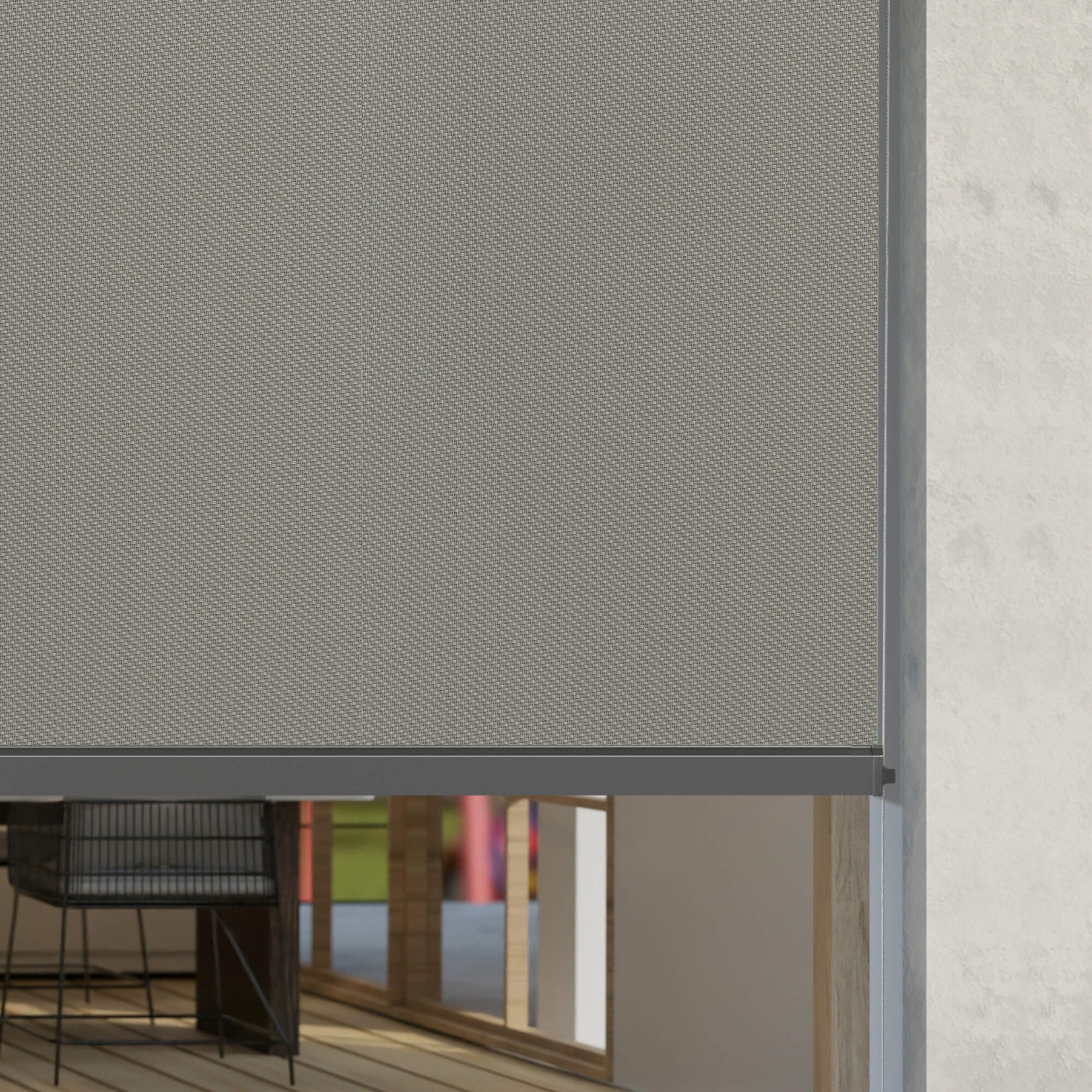 Allesin Motorized Outdoor Roller Shades