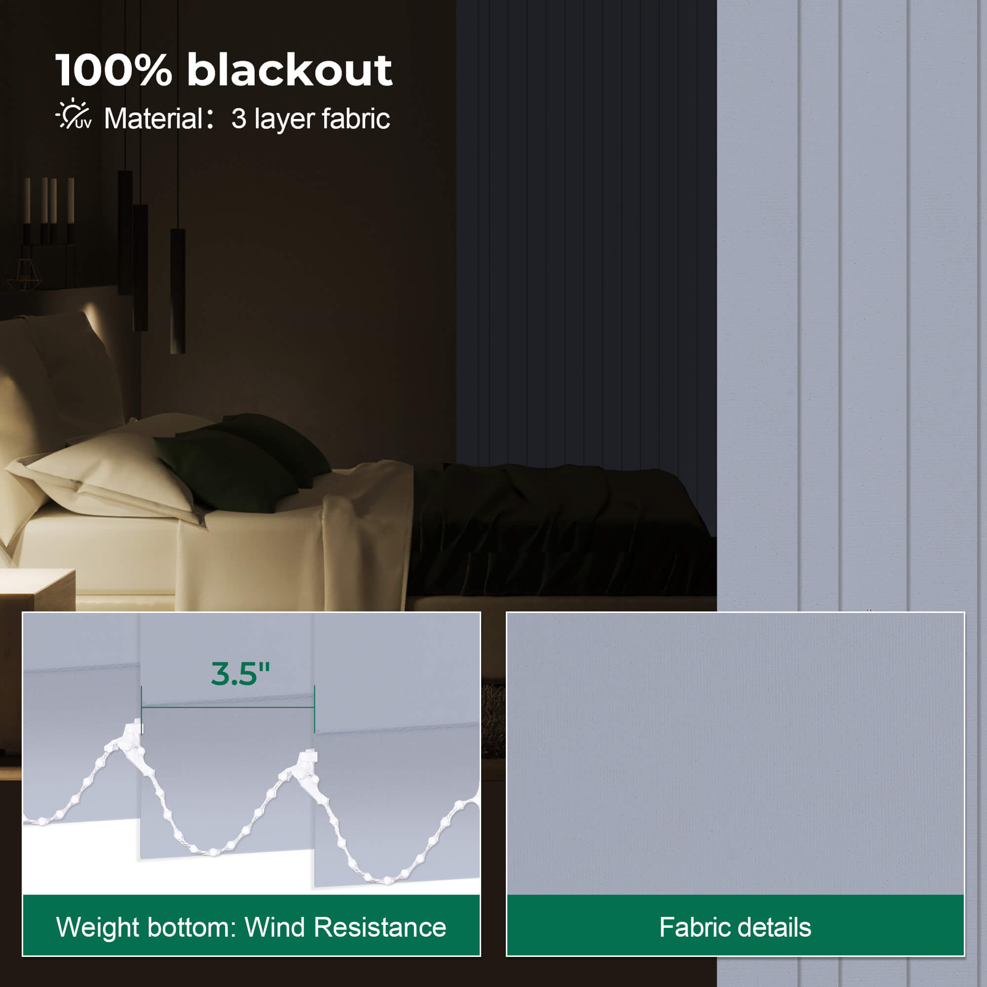 Allesin Motorized Vertical Blinds