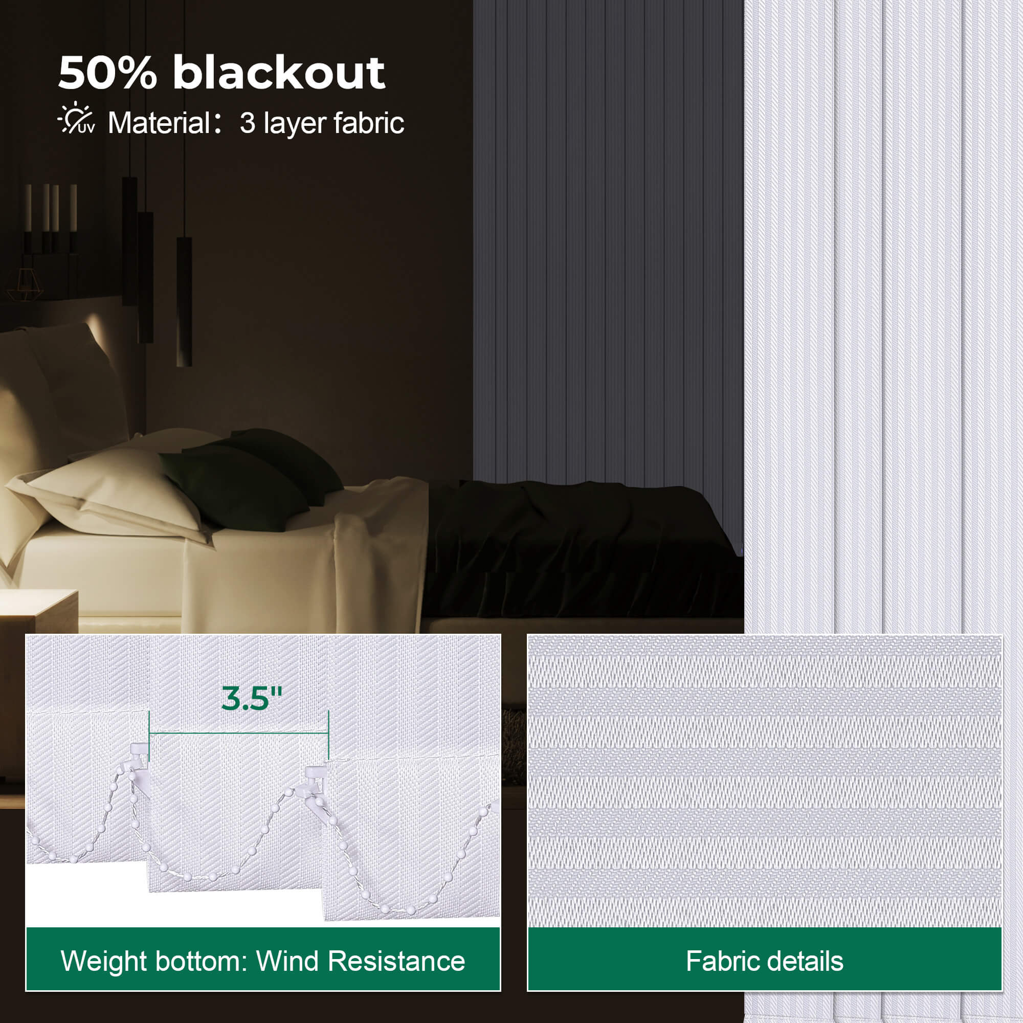 Allesin Motorized Vertical Blinds