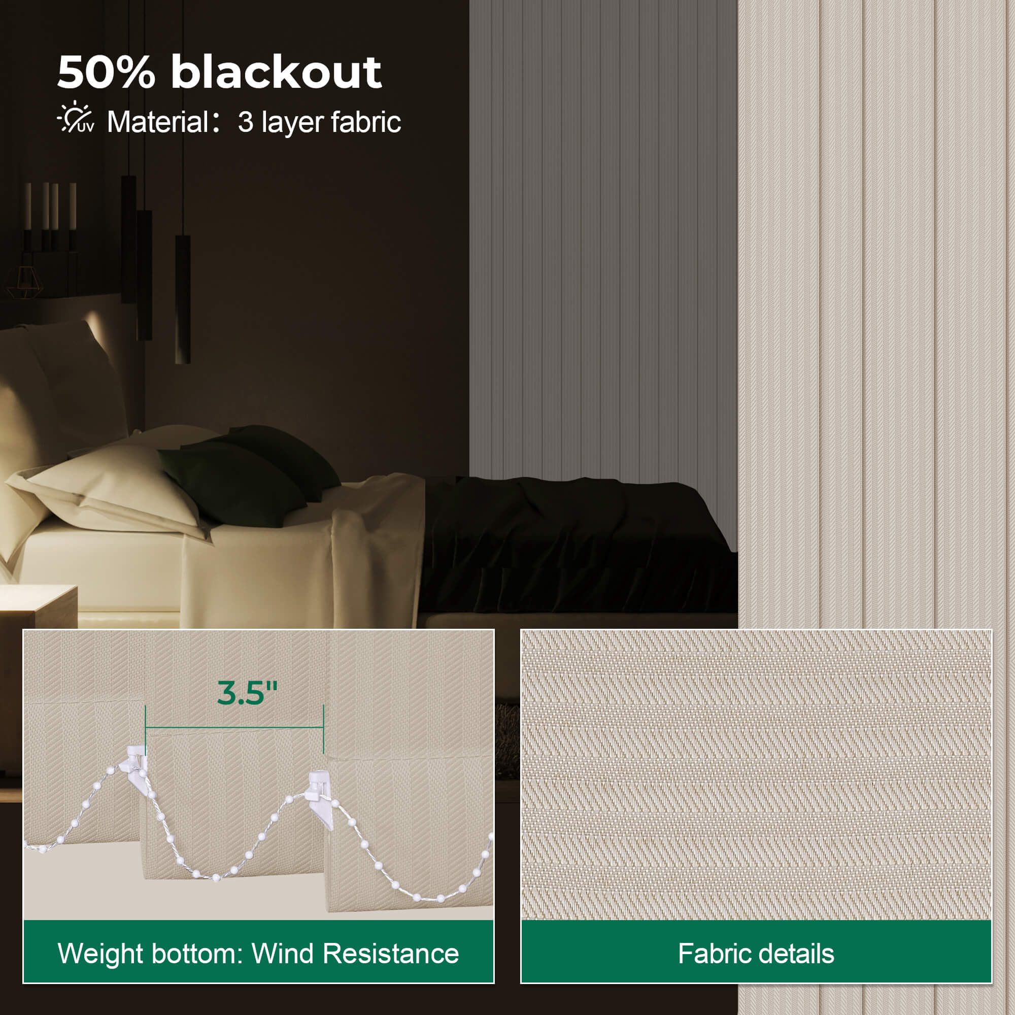 Allesin Motorized Vertical Blinds
