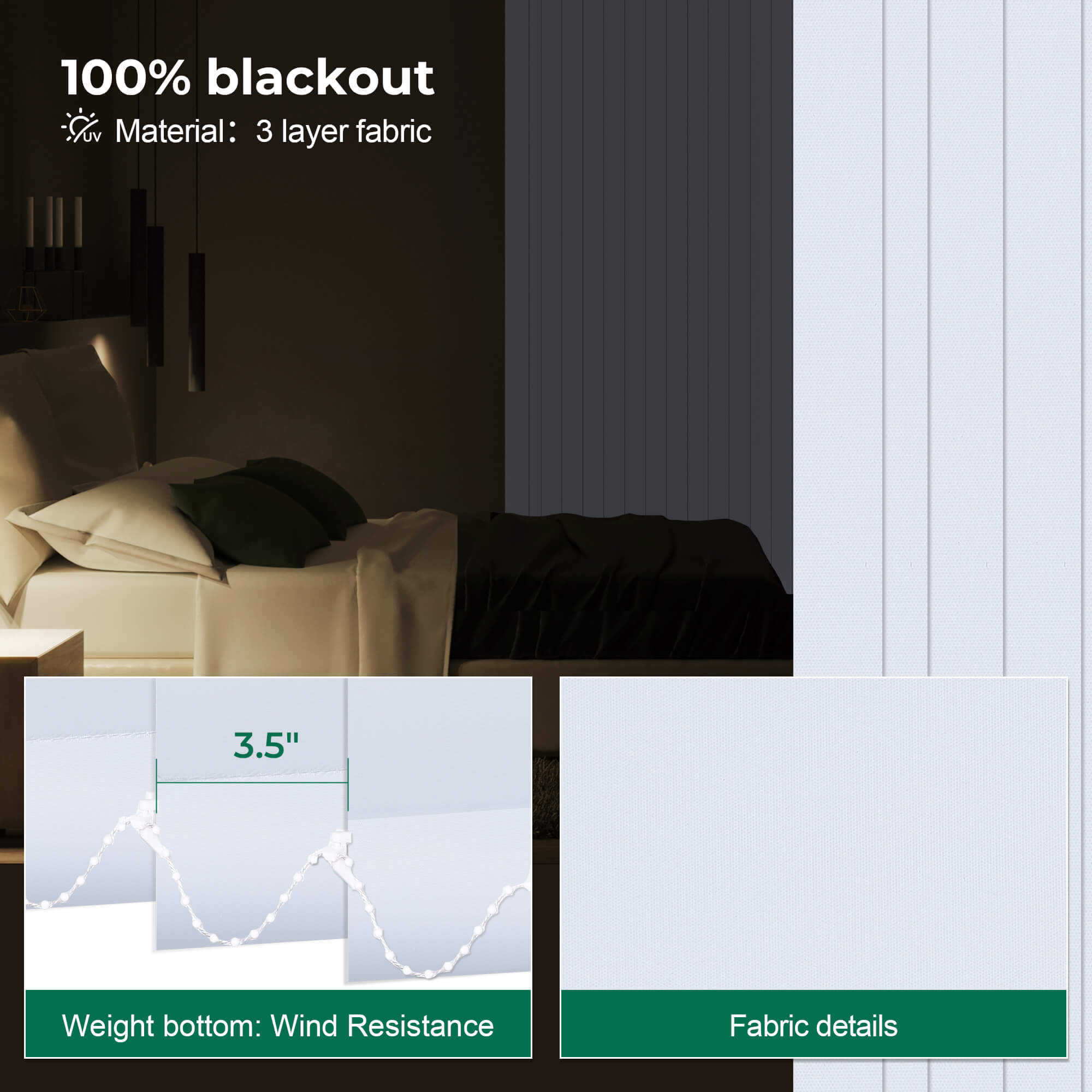 Allesin Motorized Vertical Blinds