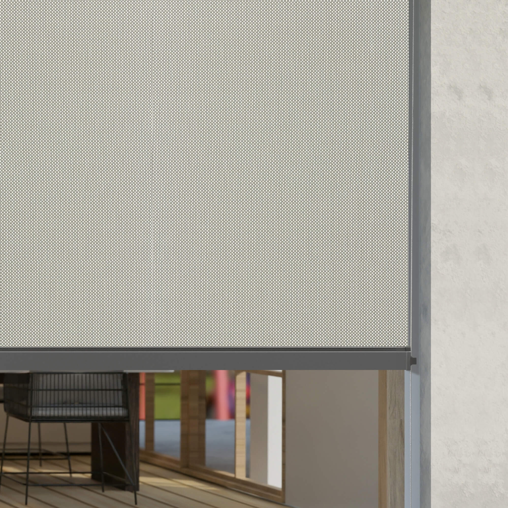 Allesin Motorized Outdoor Roller Shades