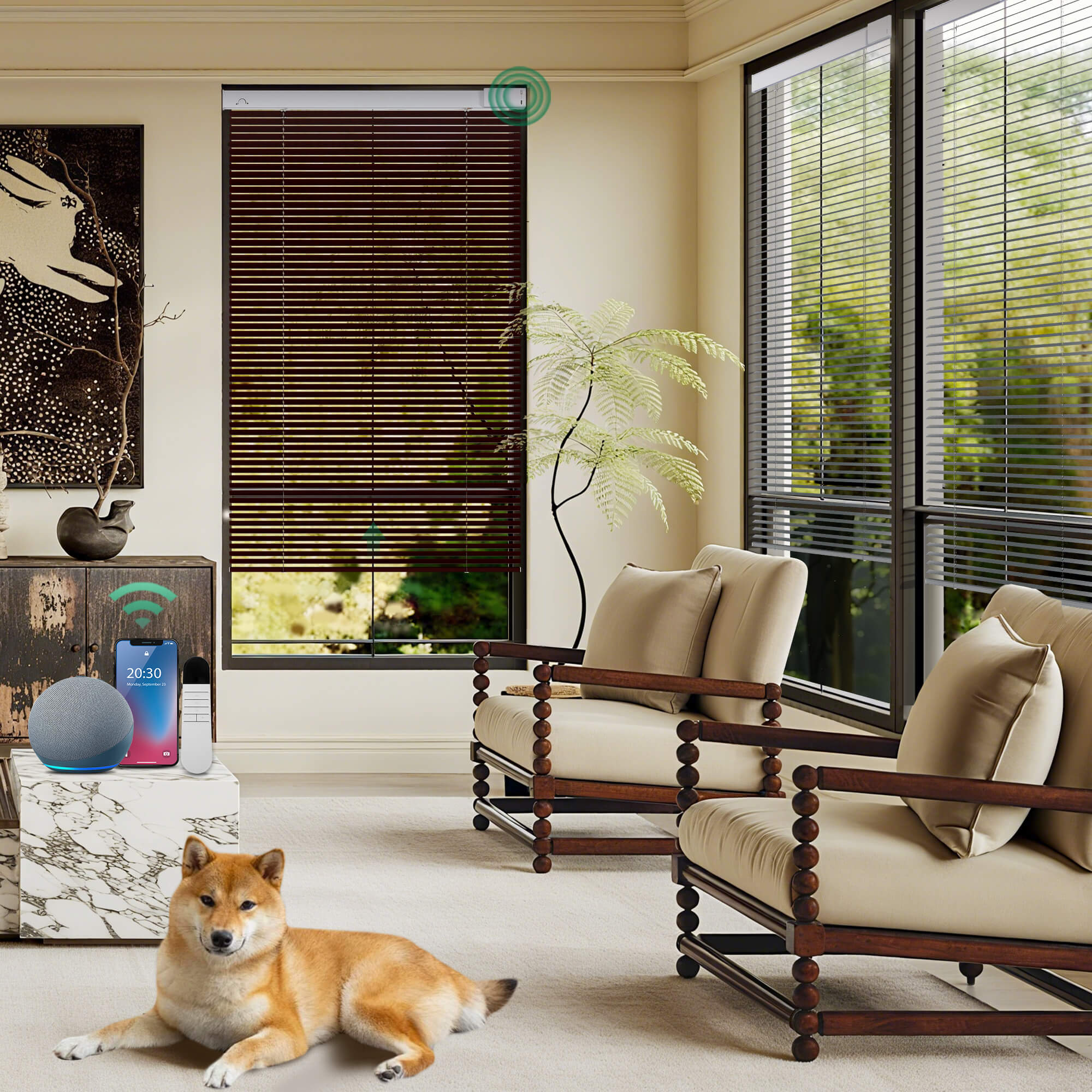 Allesin Motorized Aluminum Blinds