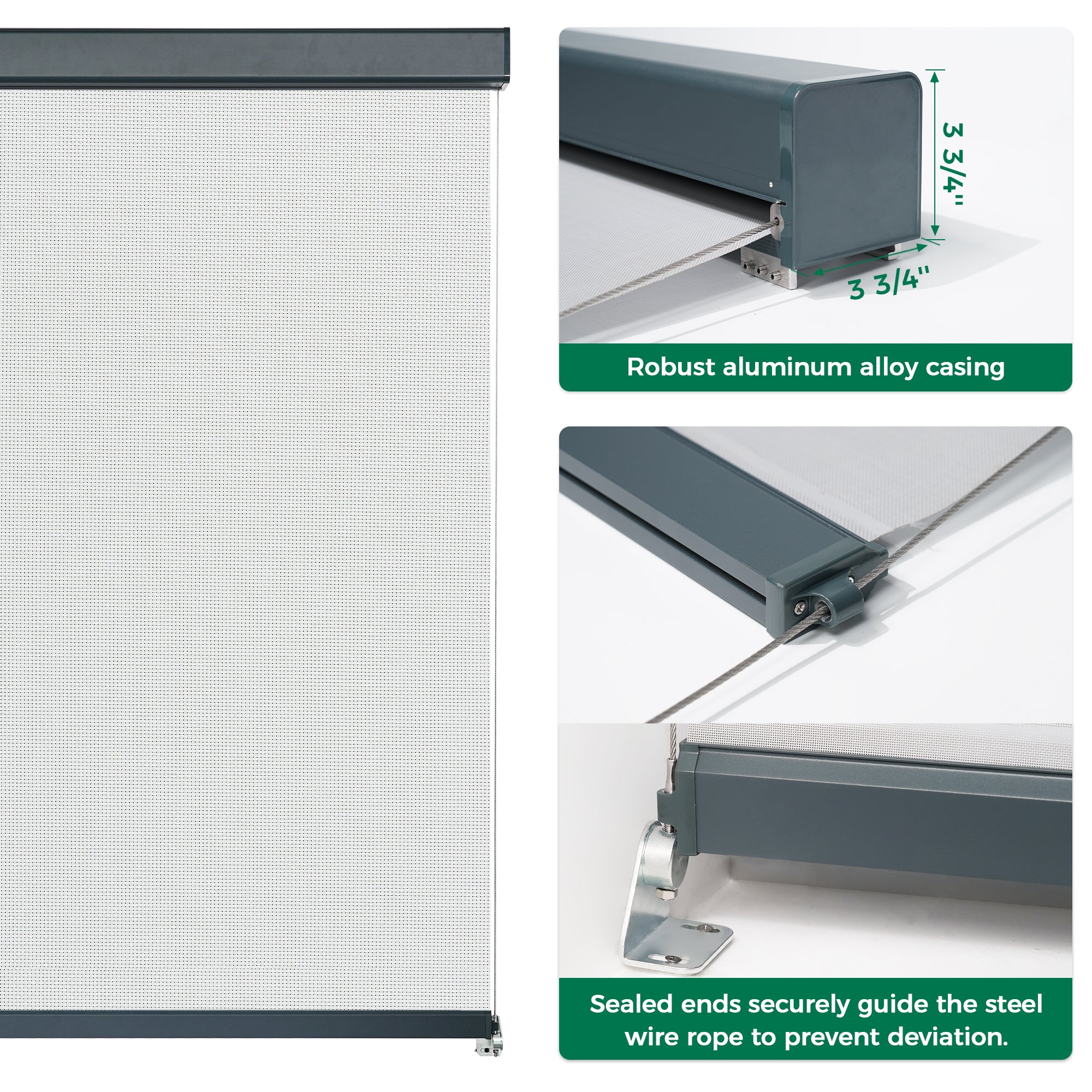 Allesin Motorized Outdoor Roller Shades