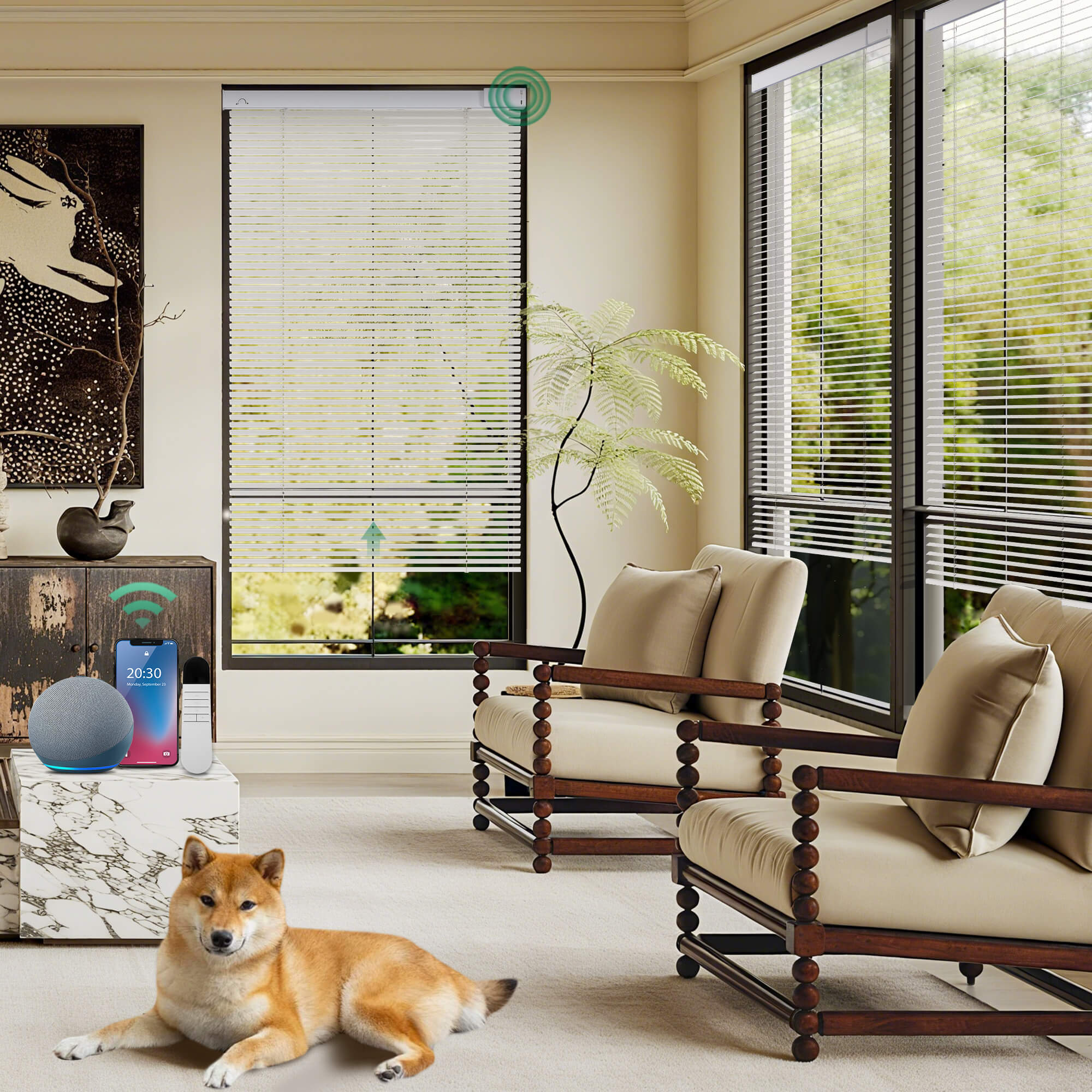 Allesin Motorized Aluminum Blinds