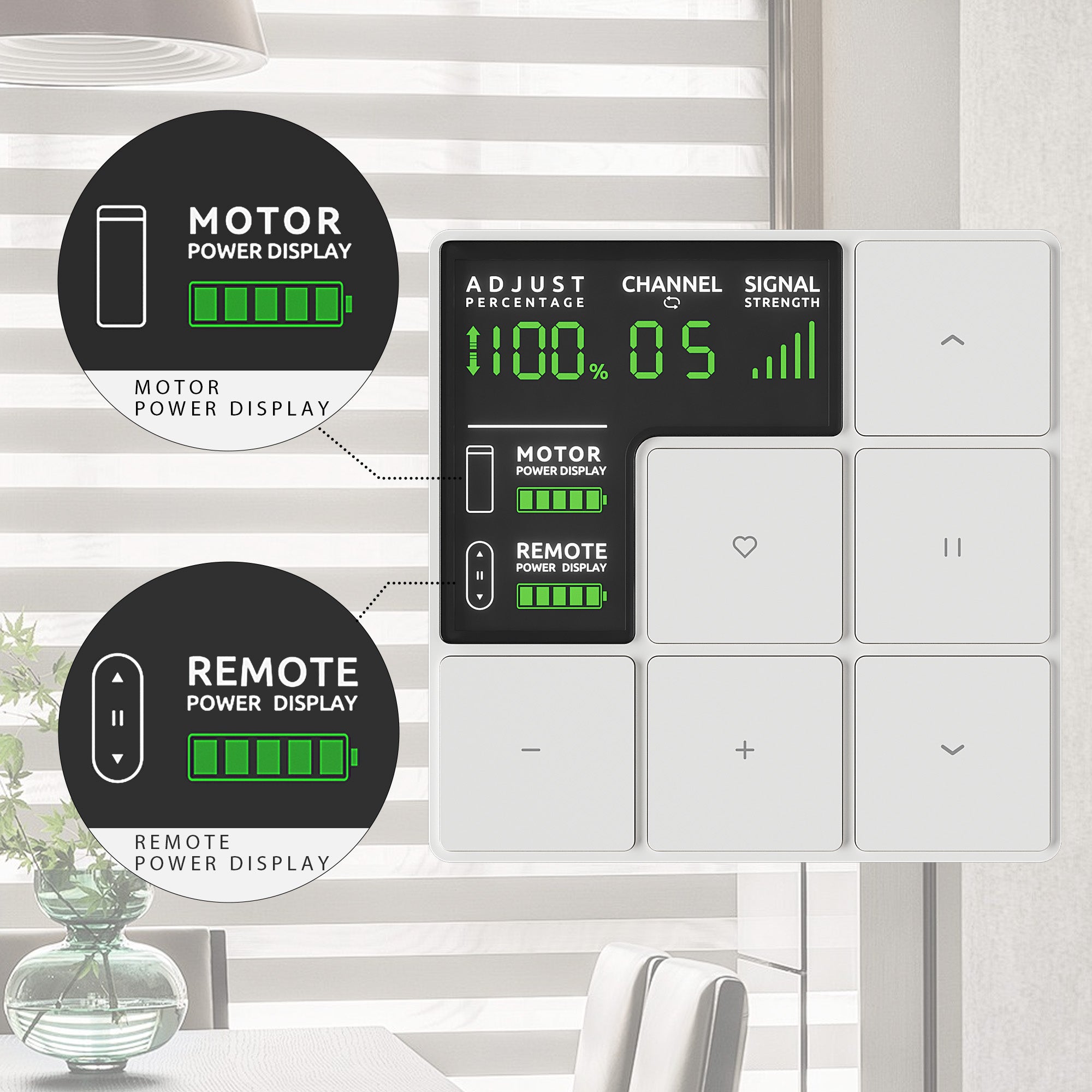 Digital Display Remote | 15-Channel