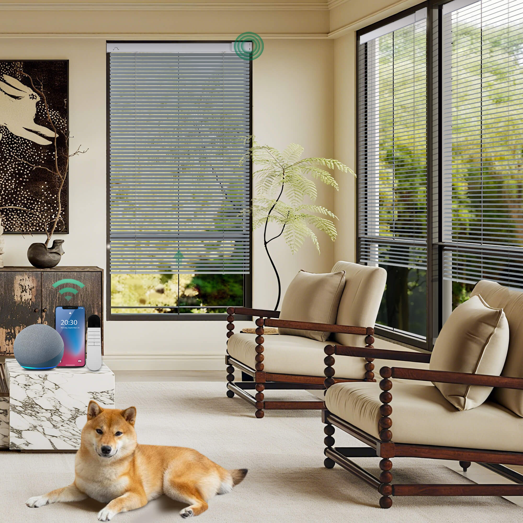 Allesin Motorized Aluminum Blinds