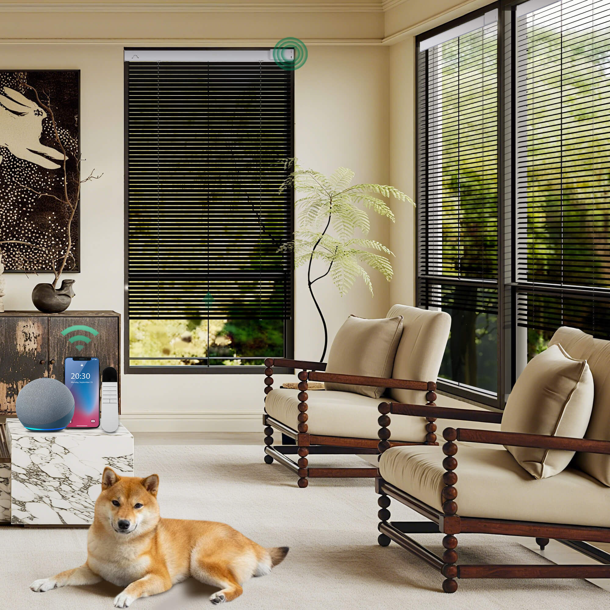 Allesin Motorized Aluminum Blinds